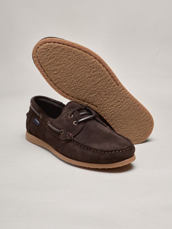 Sapato Náutico em Camurça | Chocolate