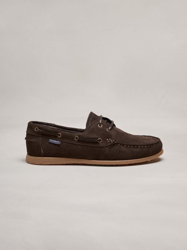 Chaussure Bateau en Daim | Chocolat