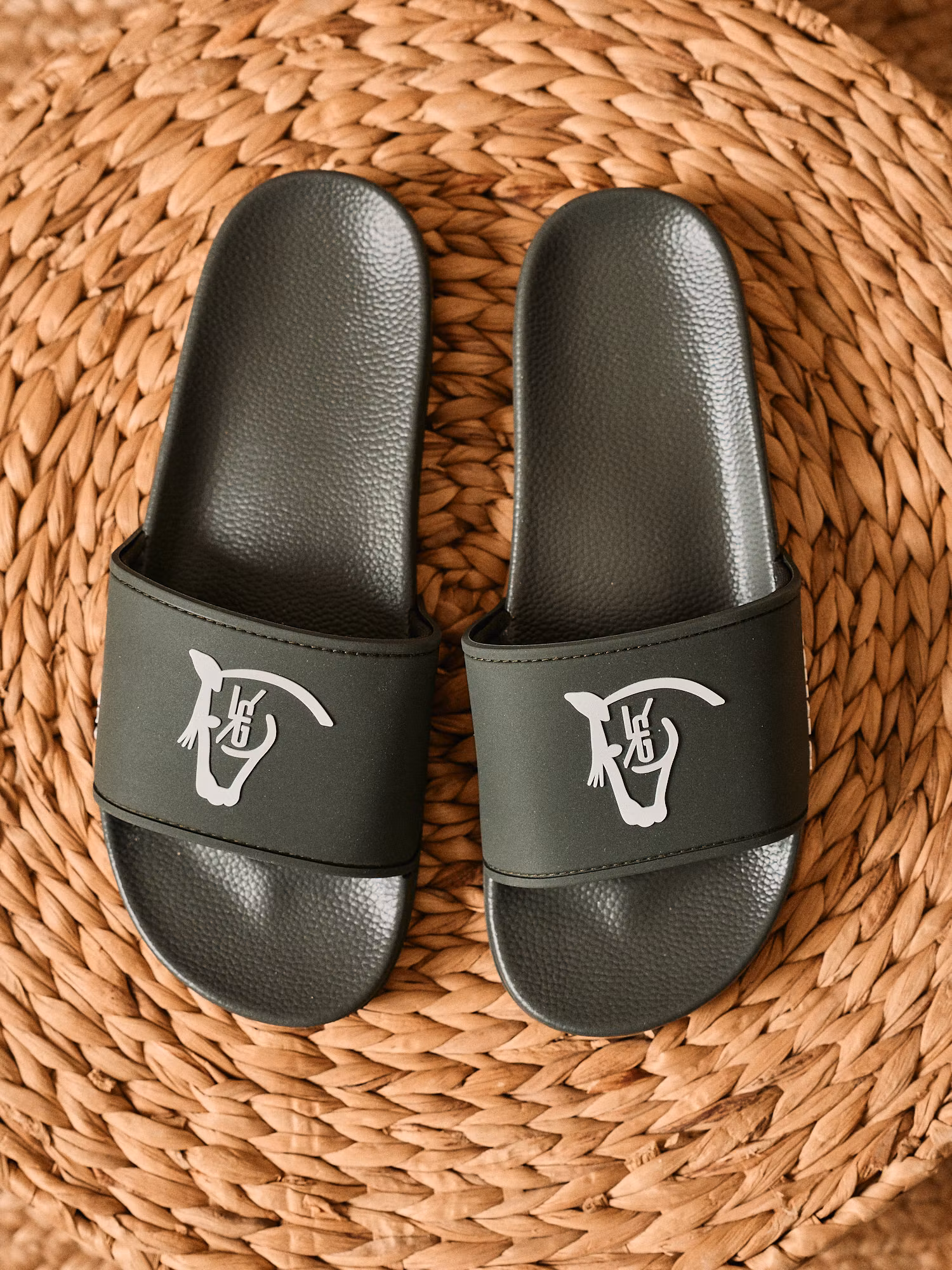 Pala Slide Sandal | Moss Green