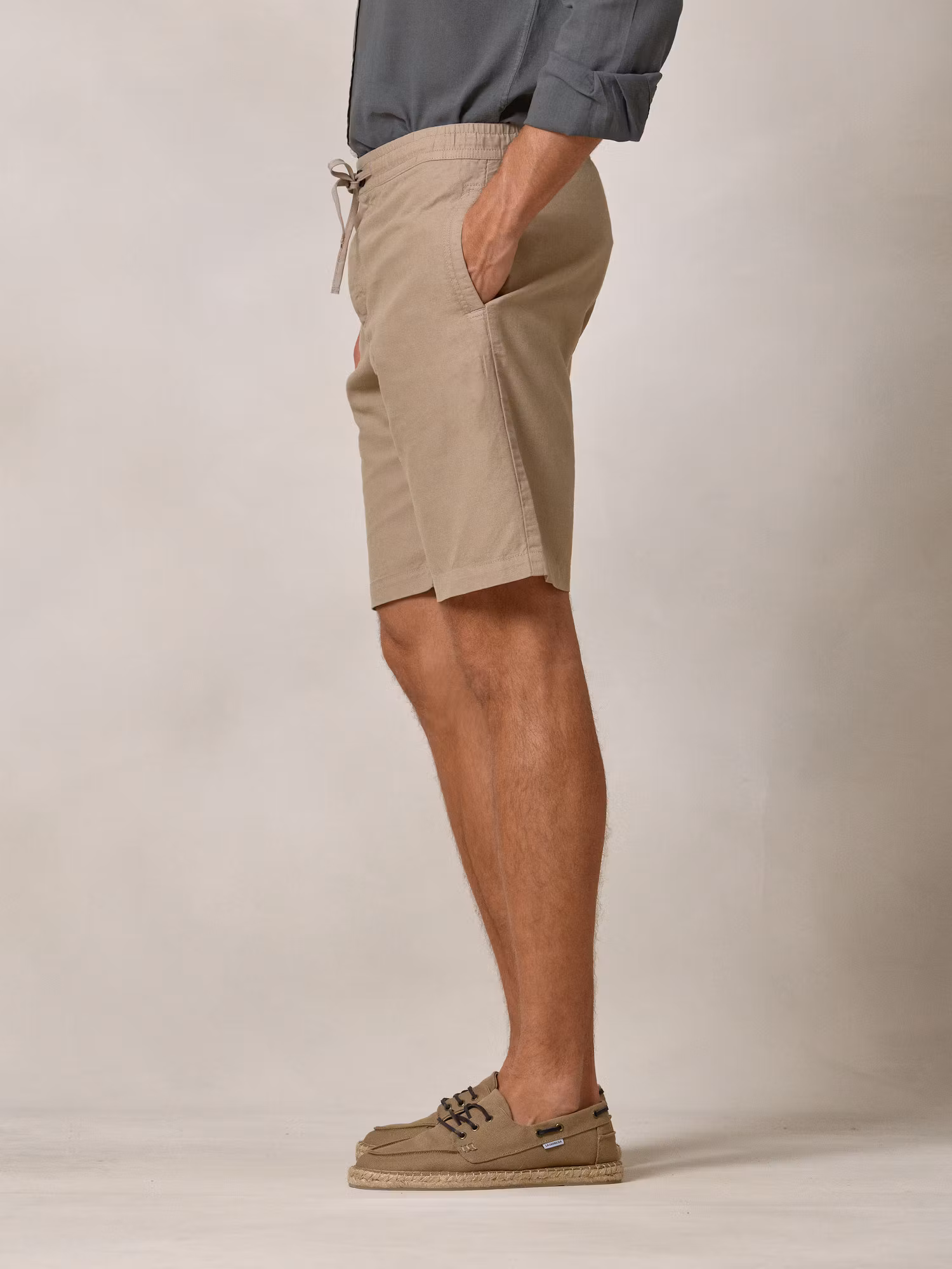 Linen Bermuda Shorts | Toasted