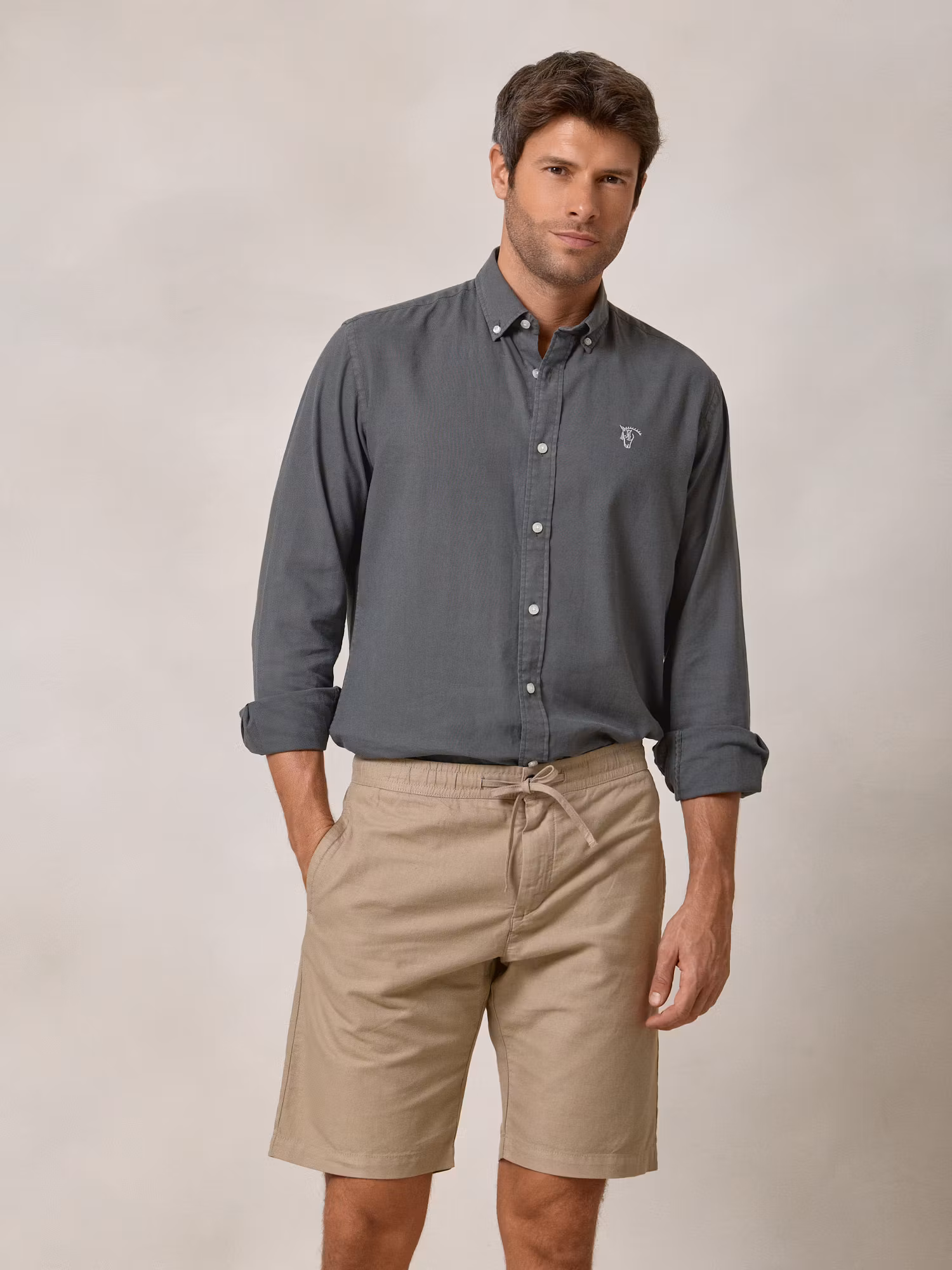 Linen Bermuda Shorts | Toasted