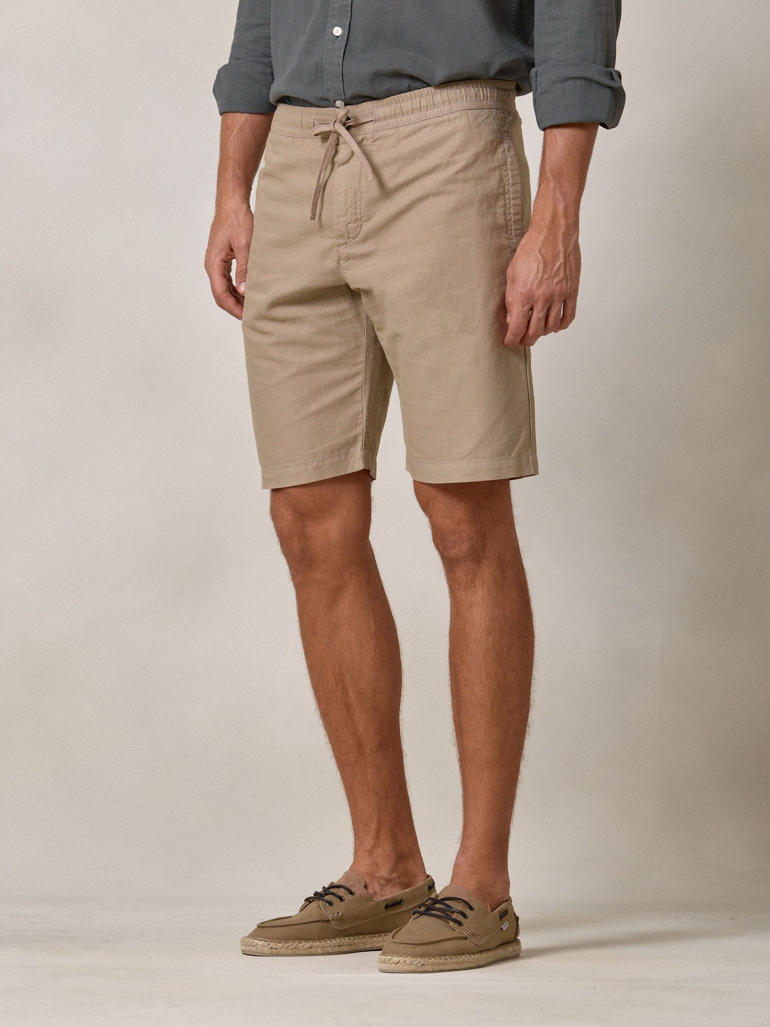 Linen Bermuda Shorts | Toasted