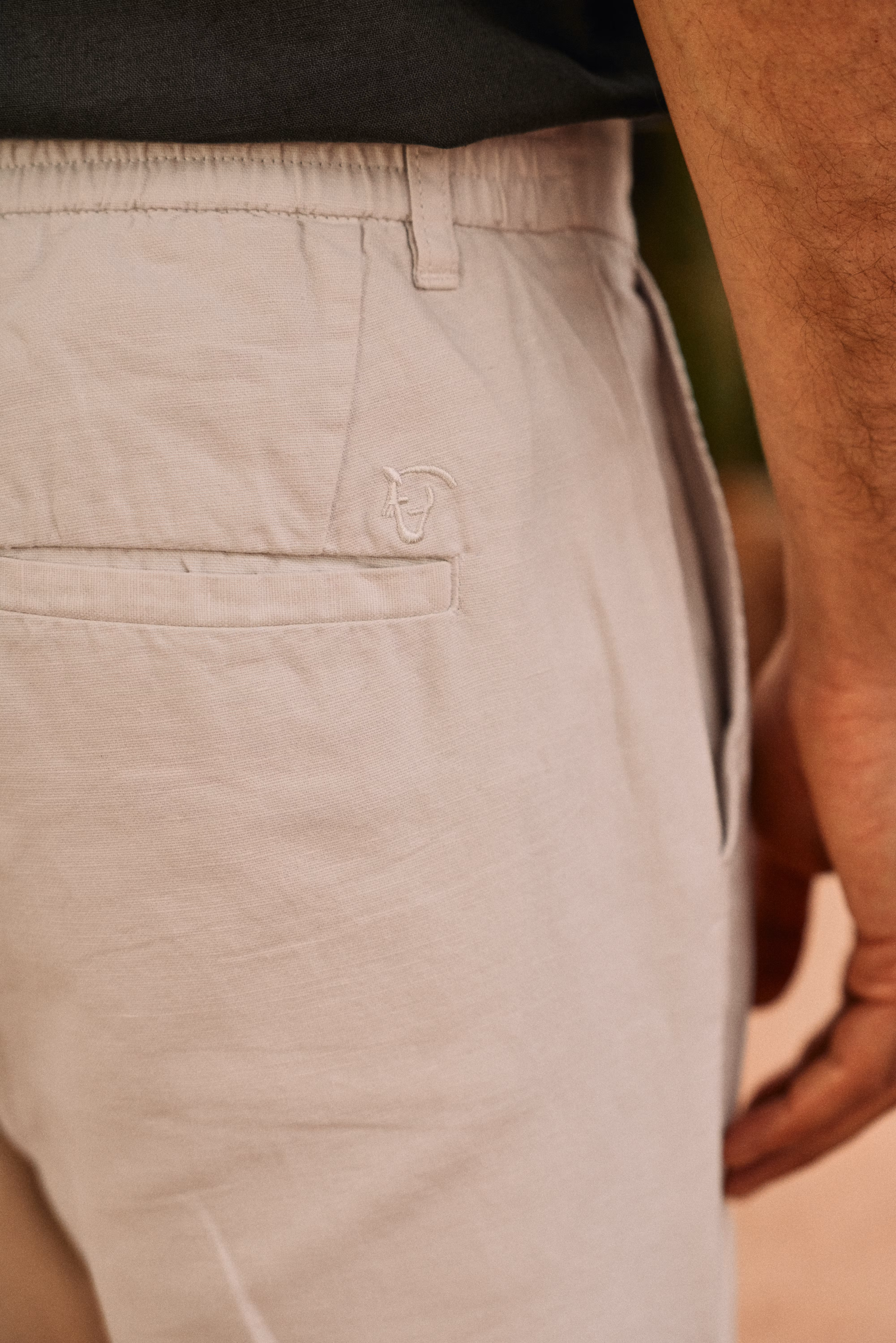 Linen Trousers | Beige