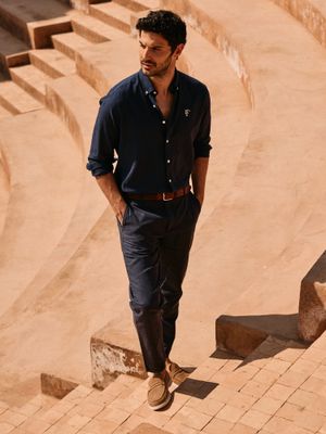 Pantalón Lino | Marino