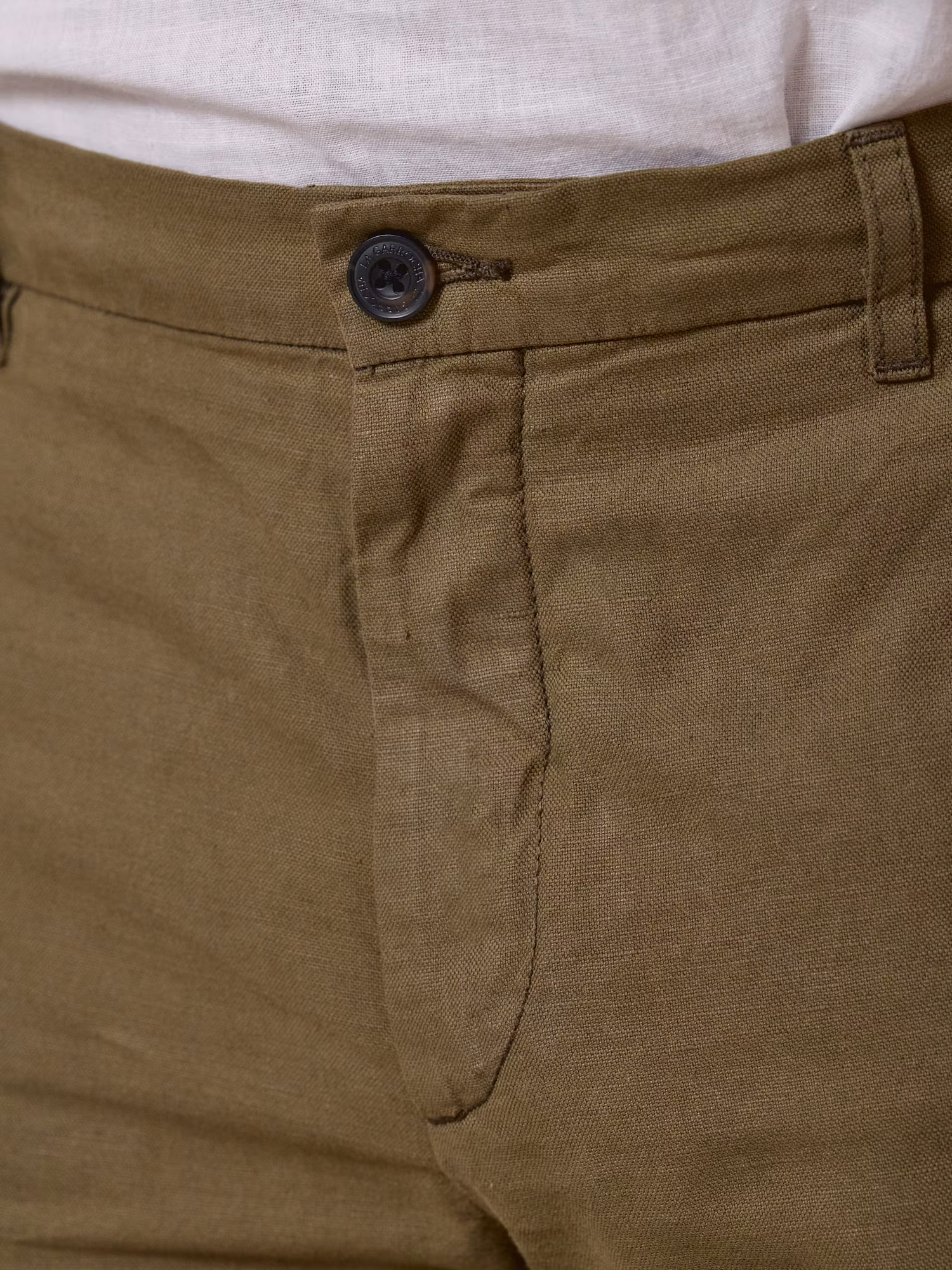 Linen Trousers | Hunter Green