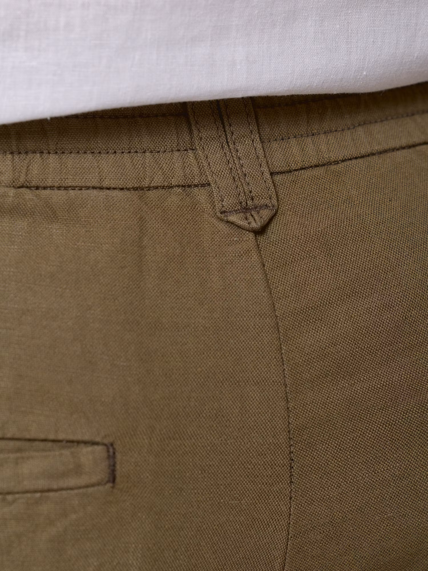 Linen Trousers | Hunter Green