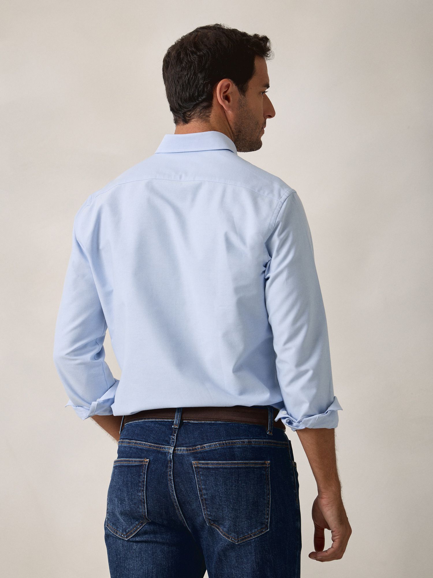 Camisa Oxford | Celeste
