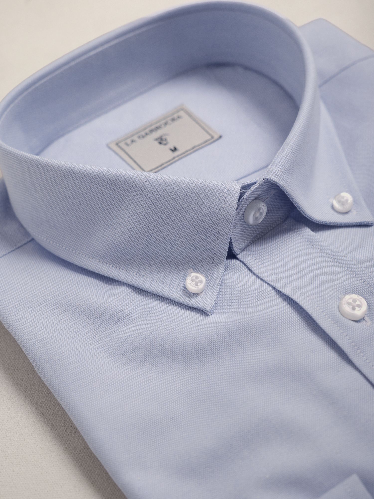 Camisa Oxford | Celeste