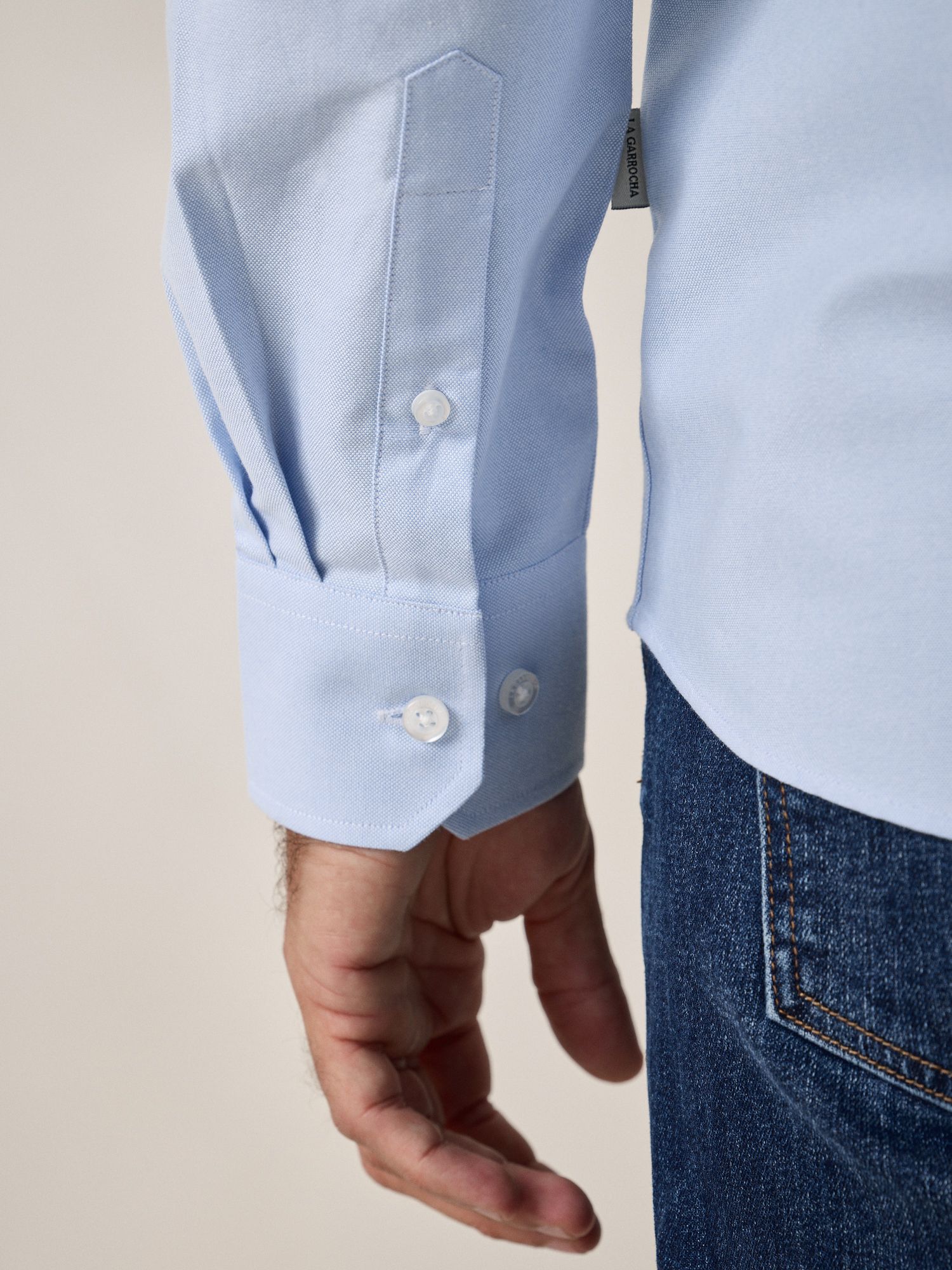 Camisa Oxford | Celeste