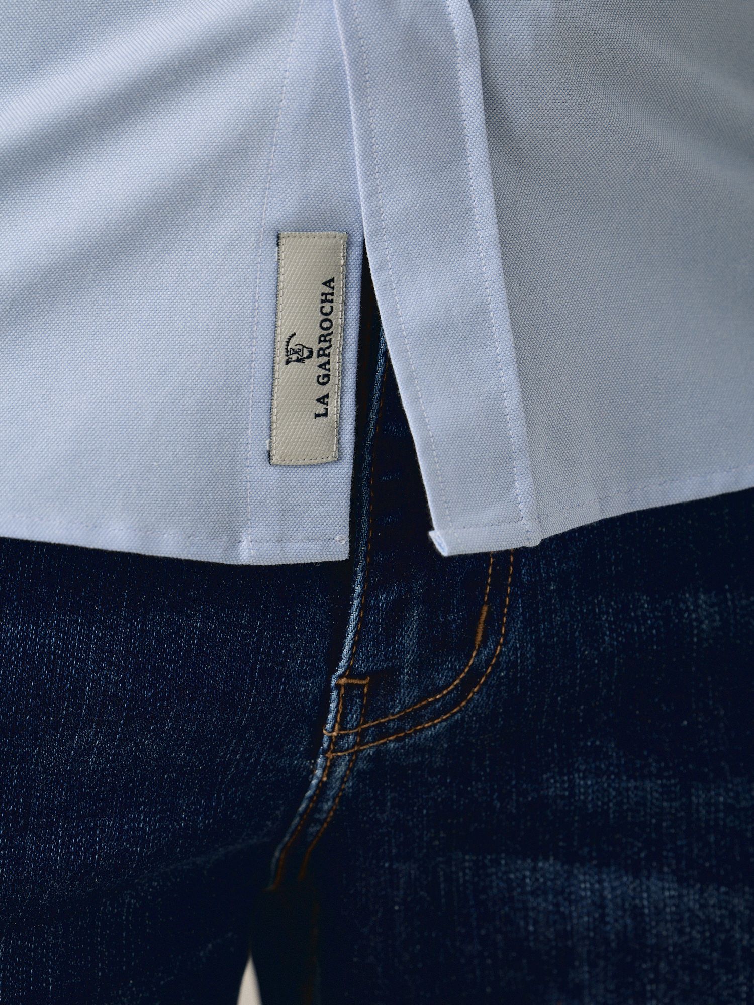 Camisa Oxford | Celeste