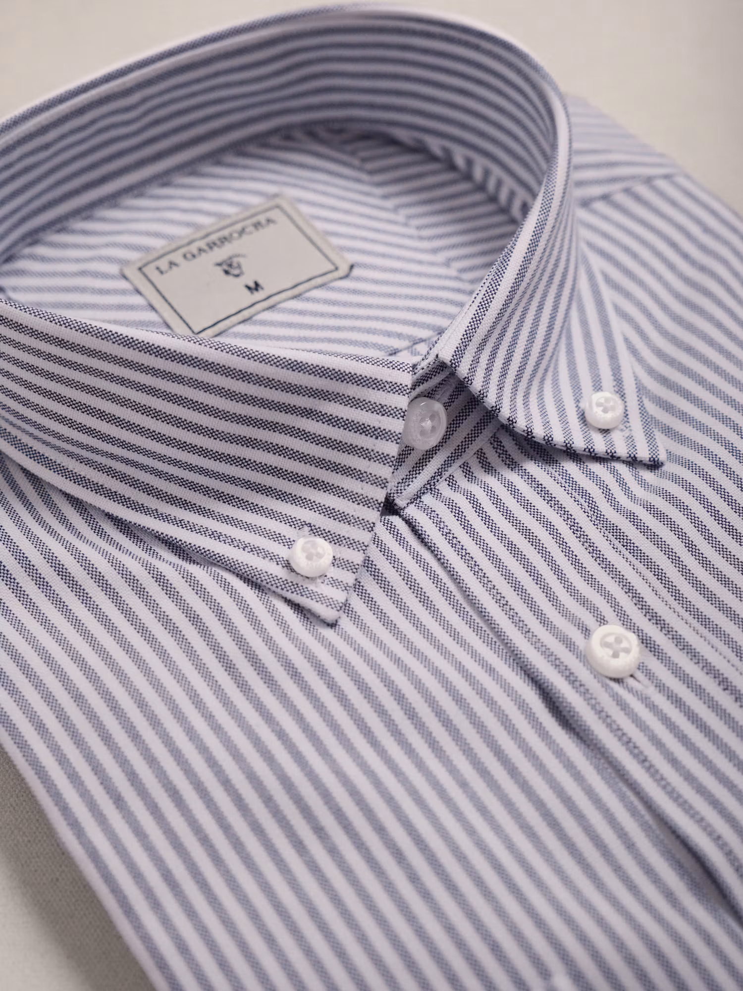 Camisa Oxford Listrada | Marino