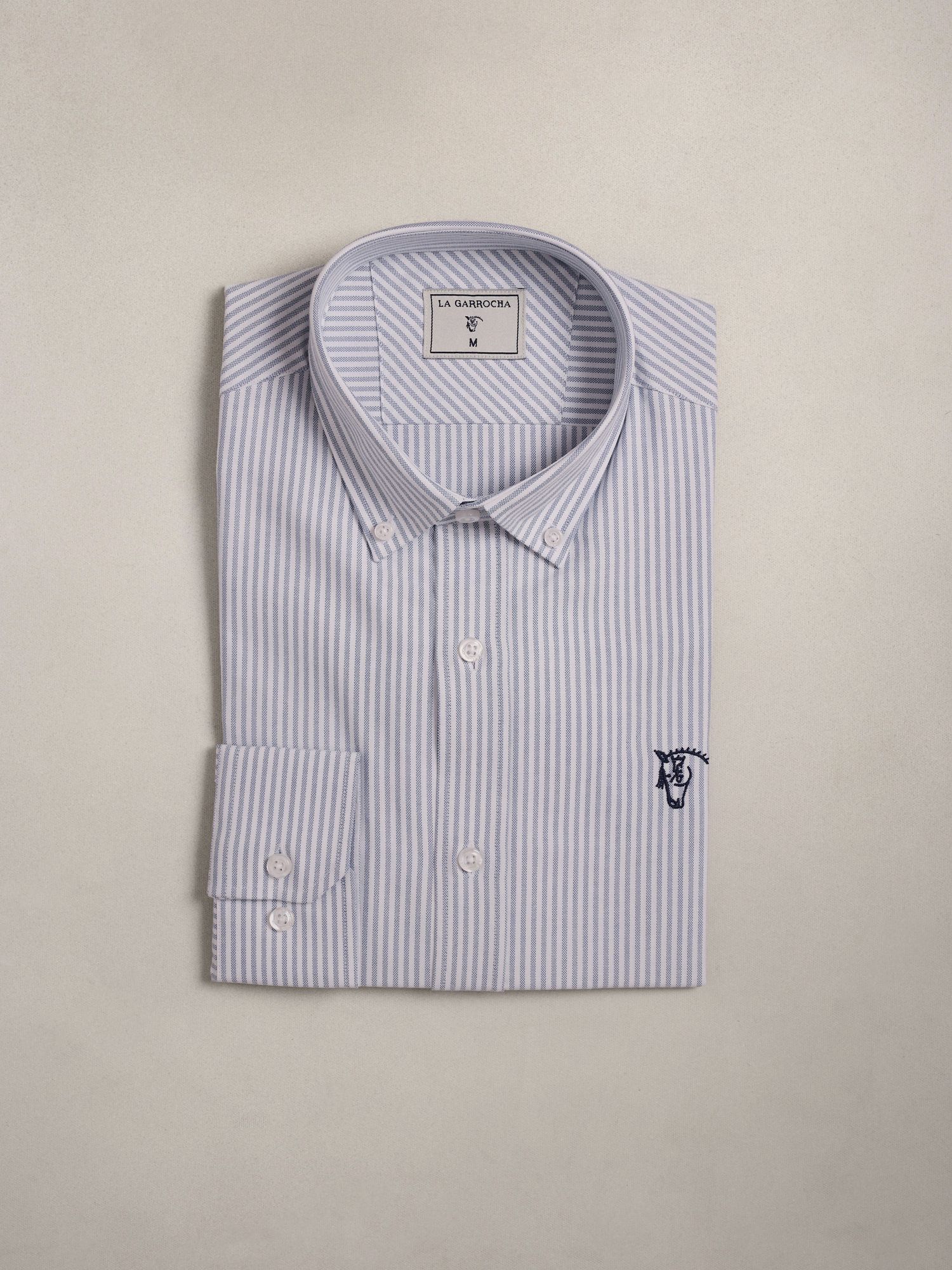 Camisa Oxford Listrada | Cobalto