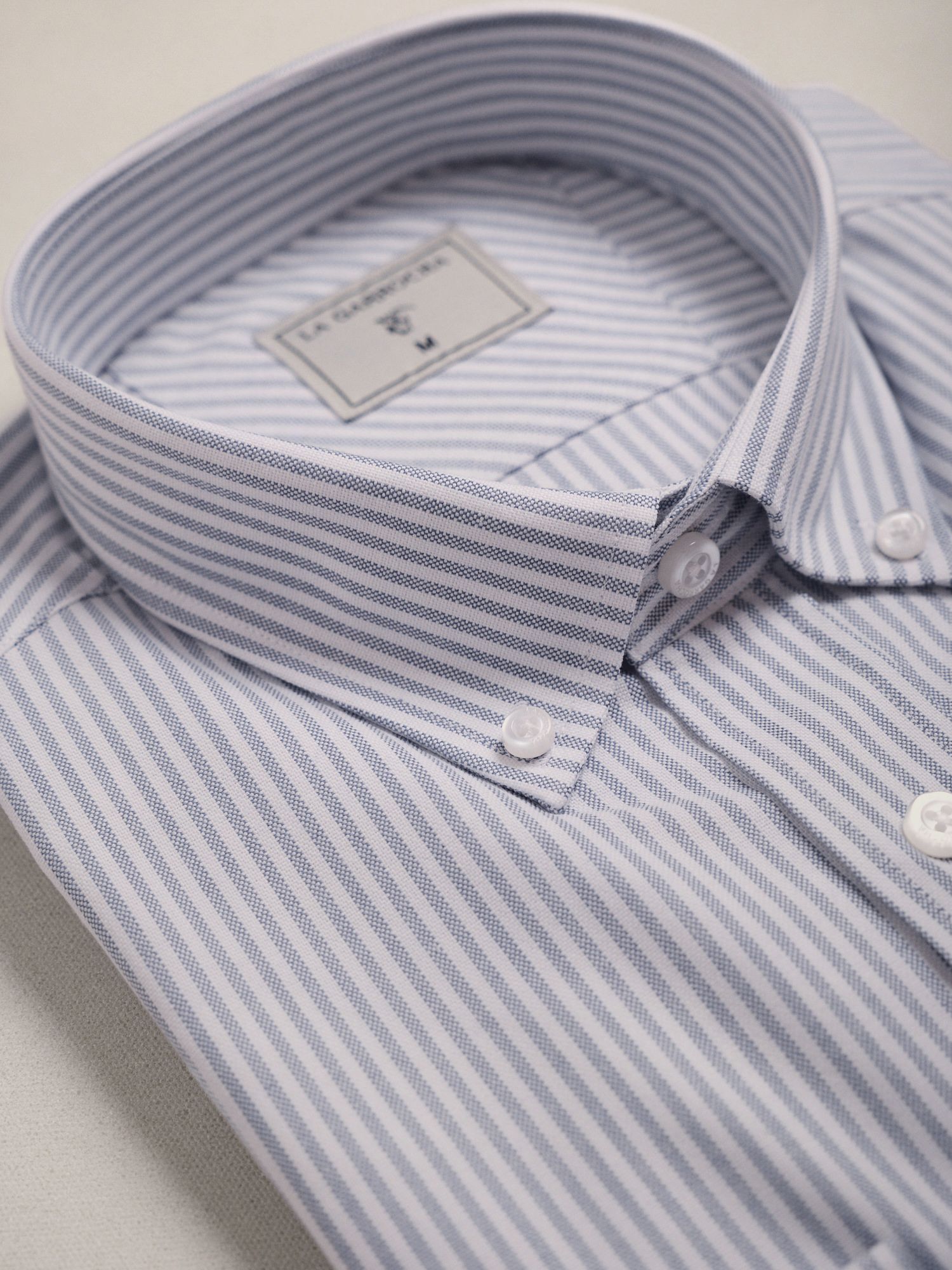 Camisa Oxford Listrada | Cobalto