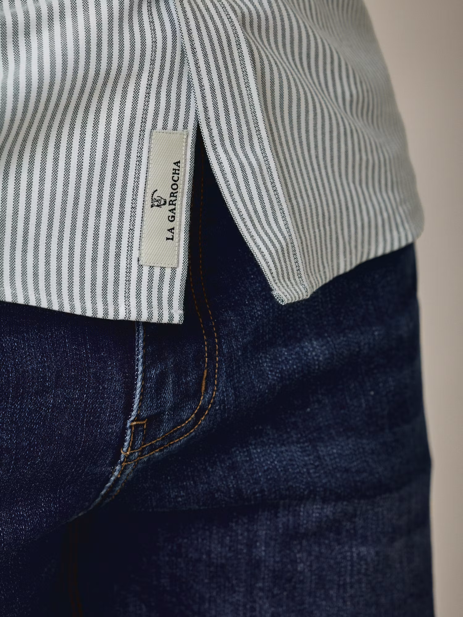 Camisa Oxford Listrada | Verde Abeto