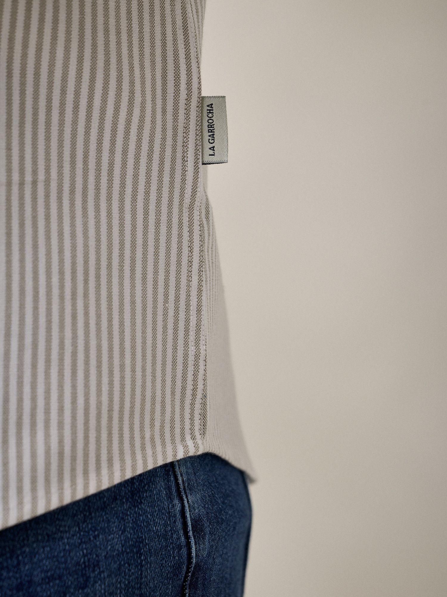 Camisa Oxford Listrada | Verde Oliva