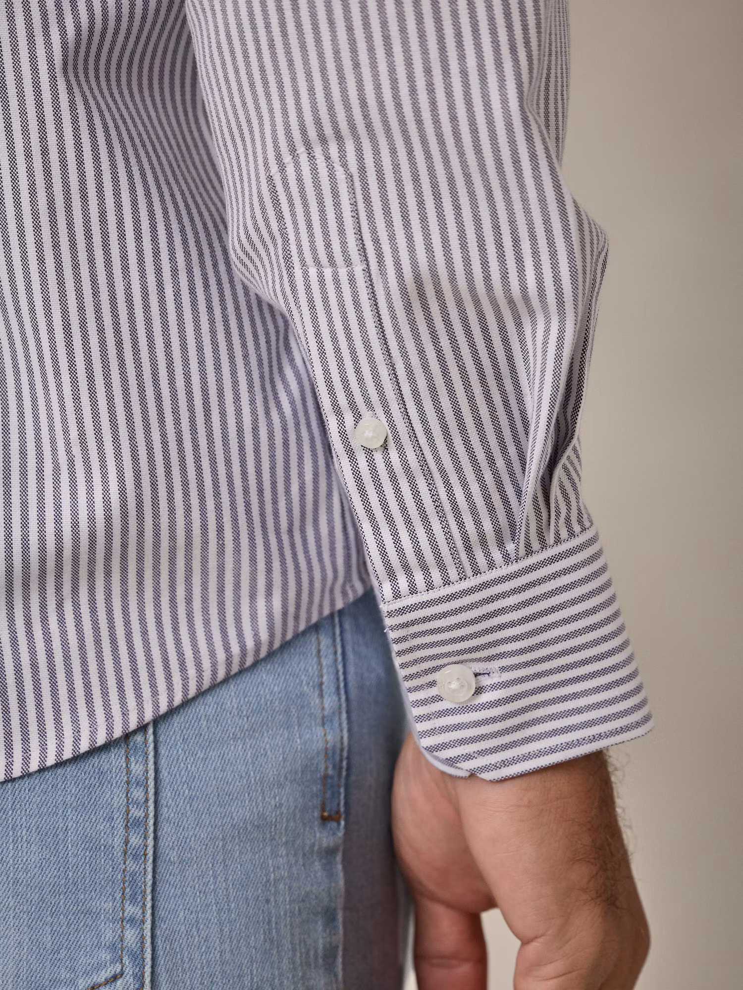 Camisa Oxford Listrada | Amora