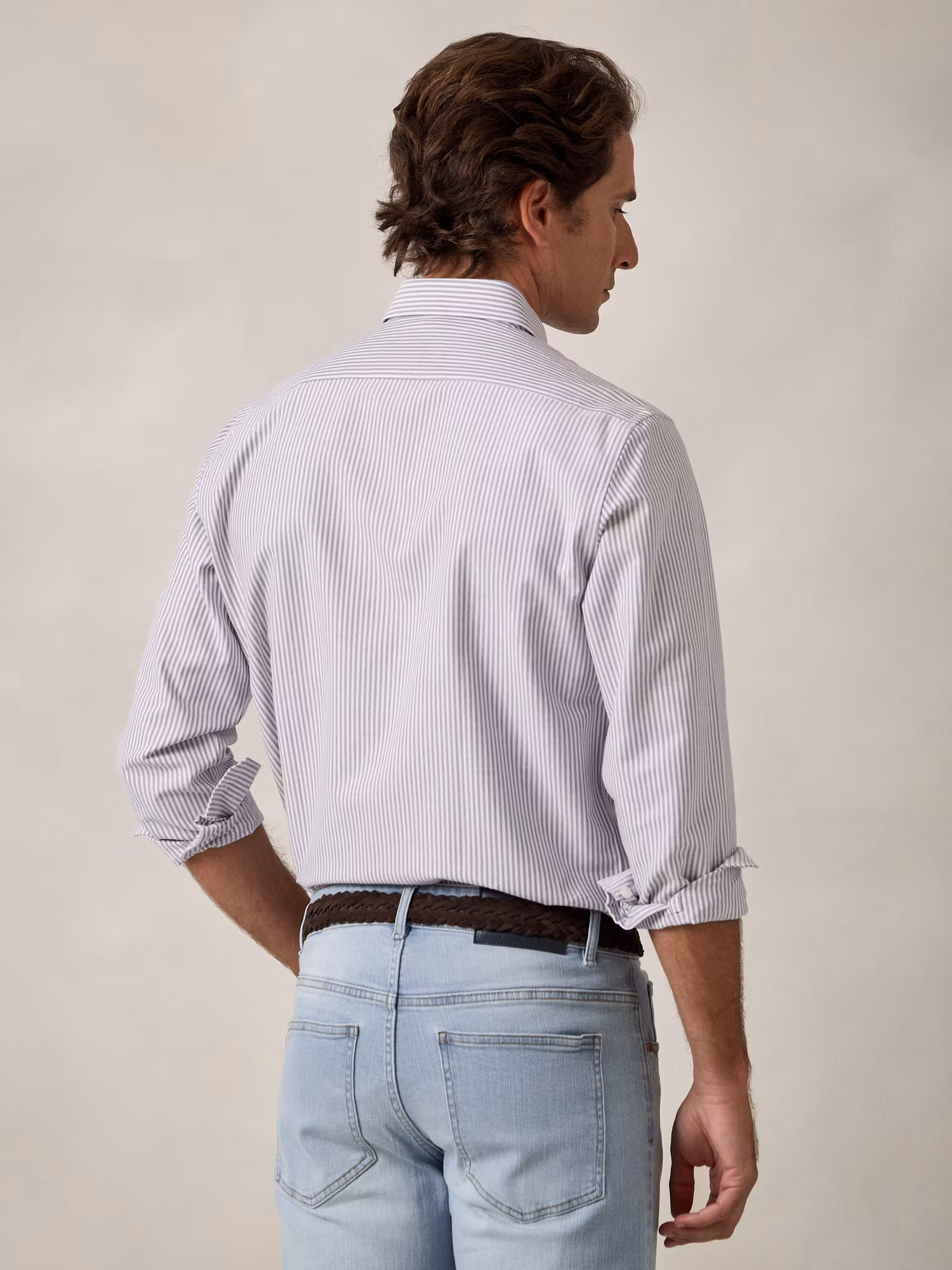 Camisa Oxford Listrada | Amora