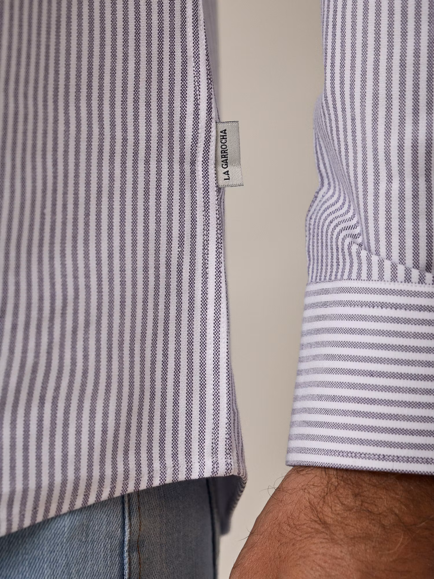 Camisa Oxford Listrada | Amora