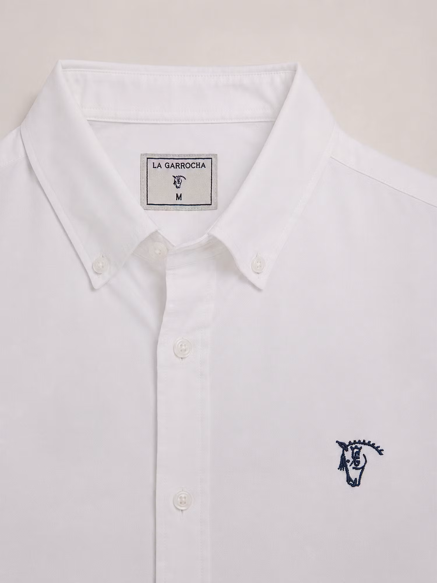Camisa Garment Dyed | Blanco