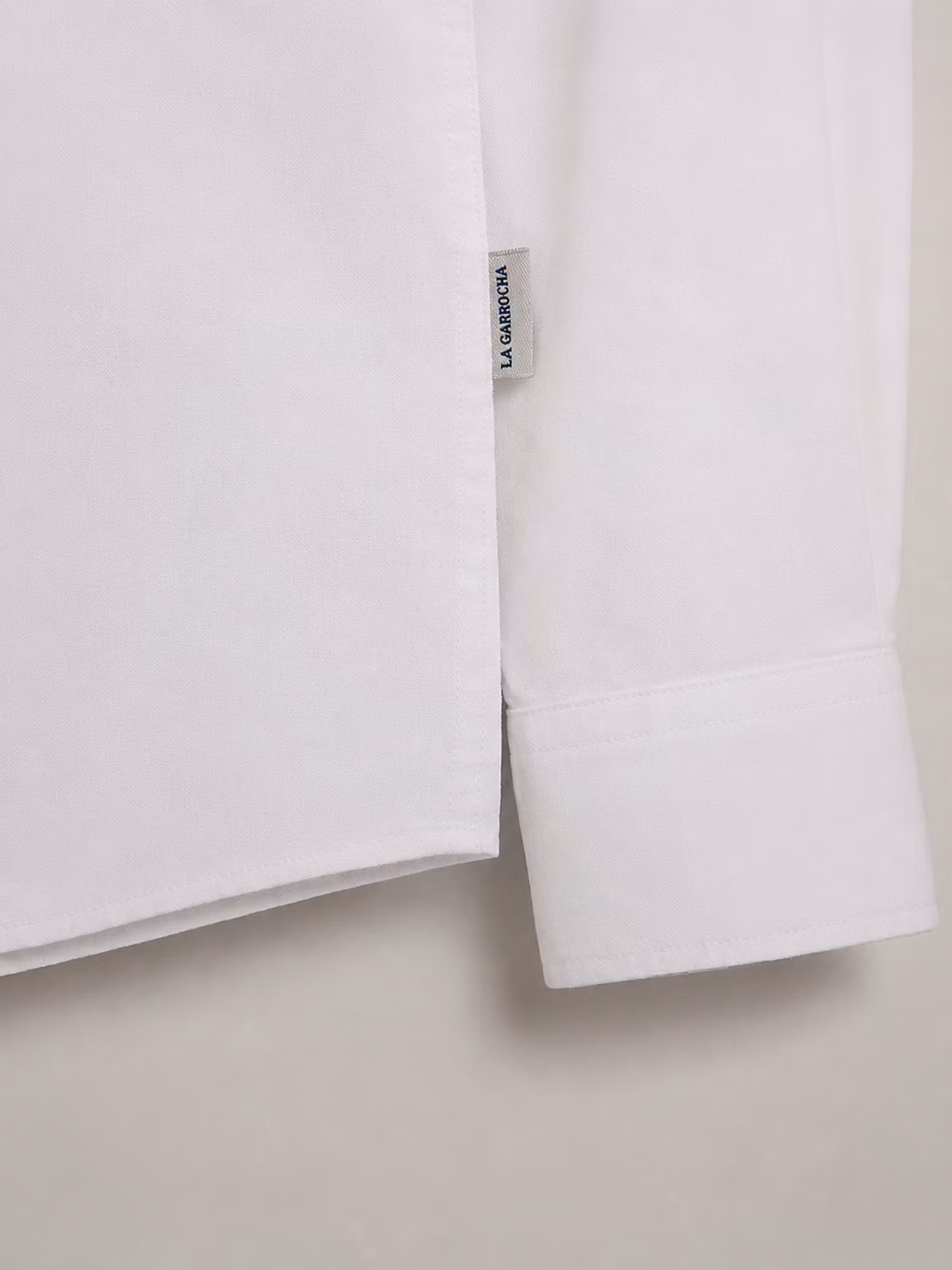 Camisa Garment Dyed | Blanco