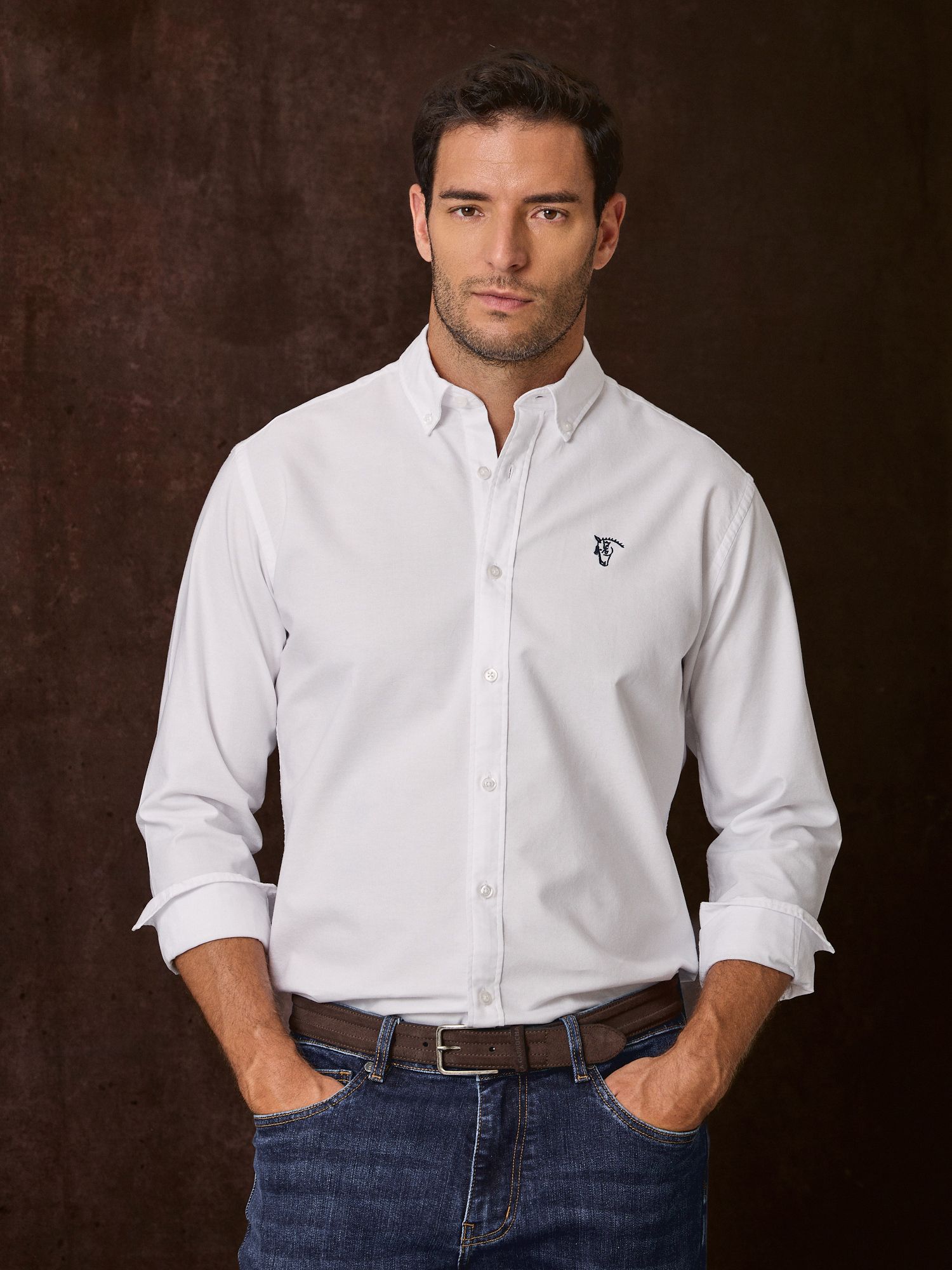 Camisa Garment Dyed | Branco