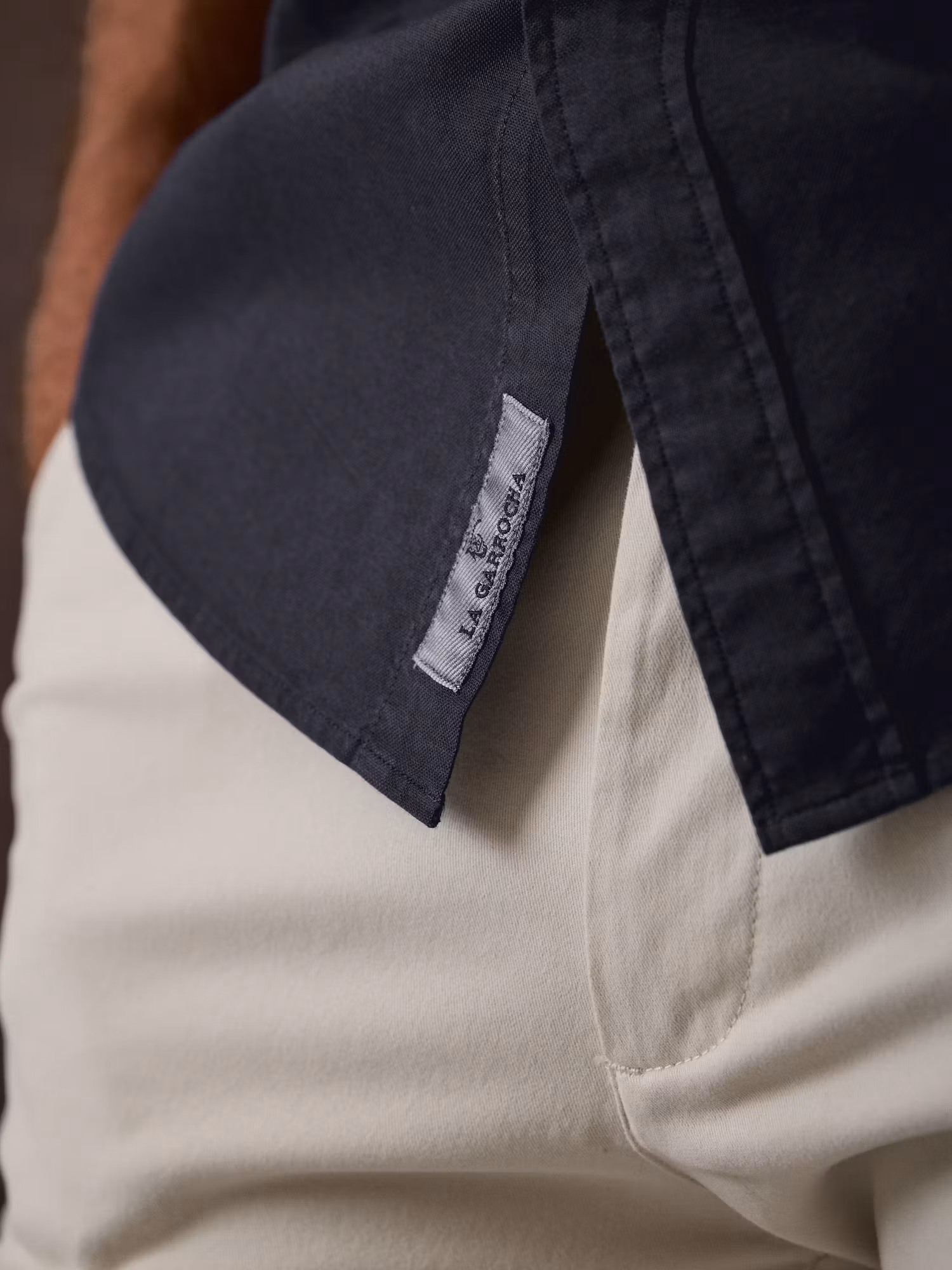 Camisa Garment Dyed | Marino