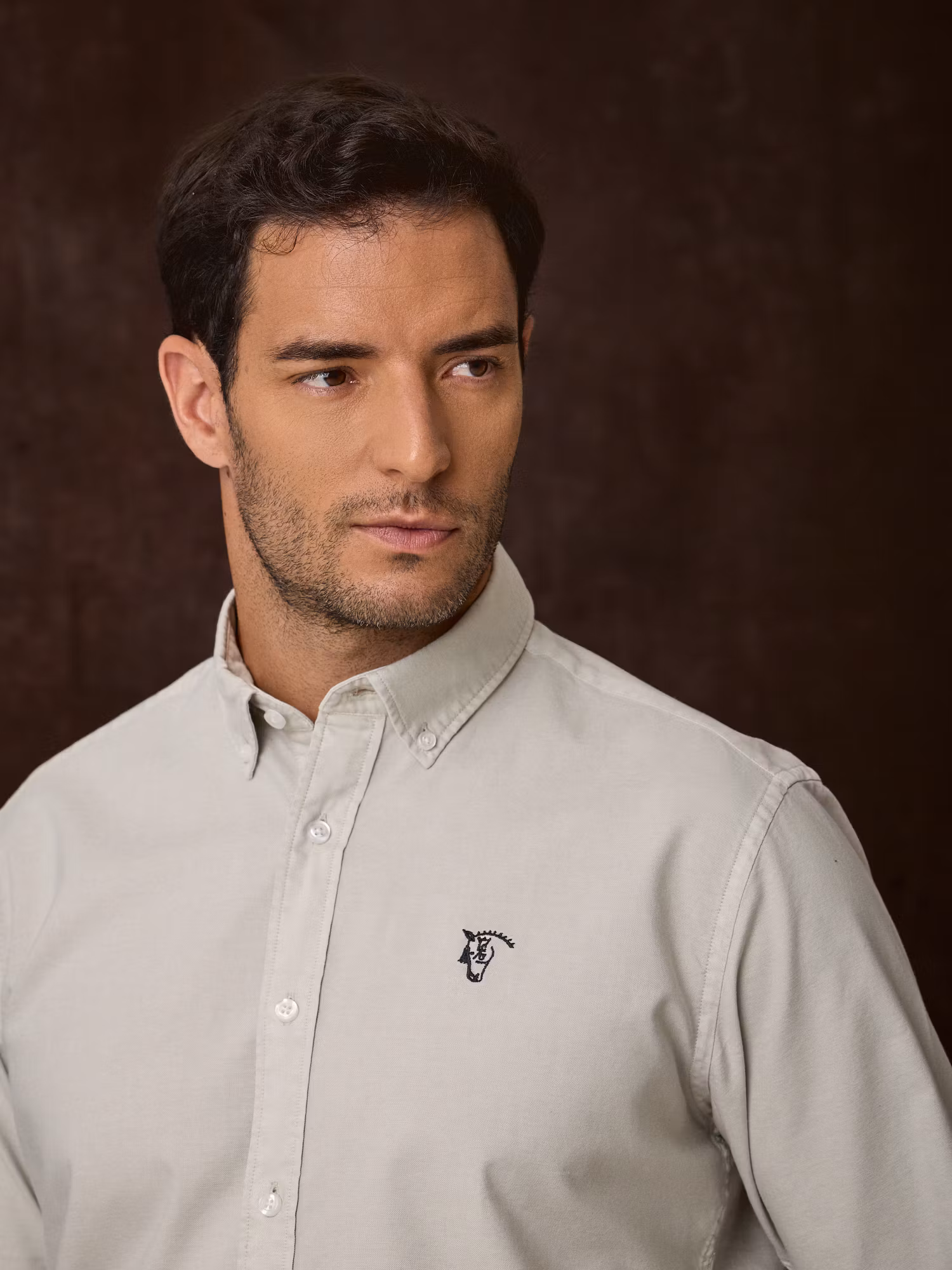 Camisa Garment Dyed | Pedra
