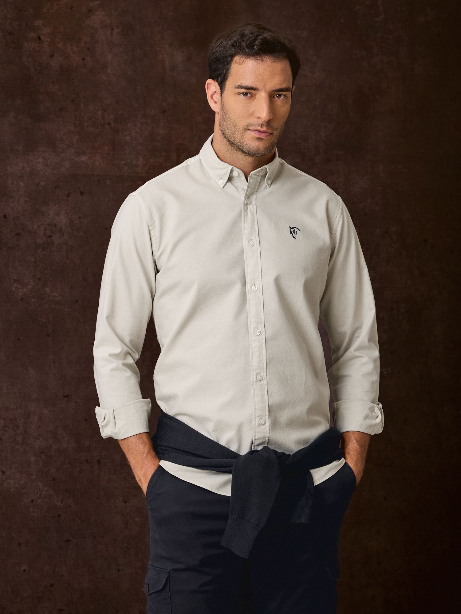 Garment Dyed Shirt | Stone
