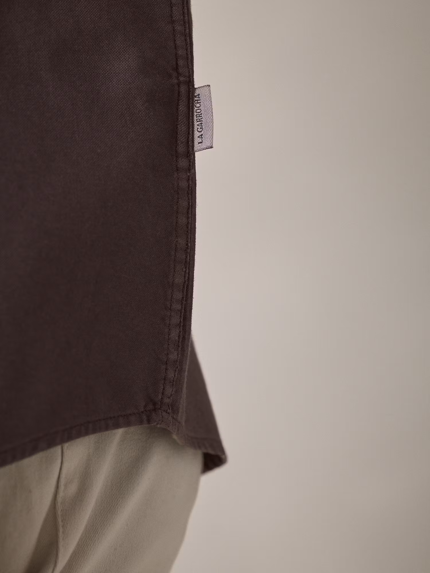 Camisa Garment Dyed | Moka