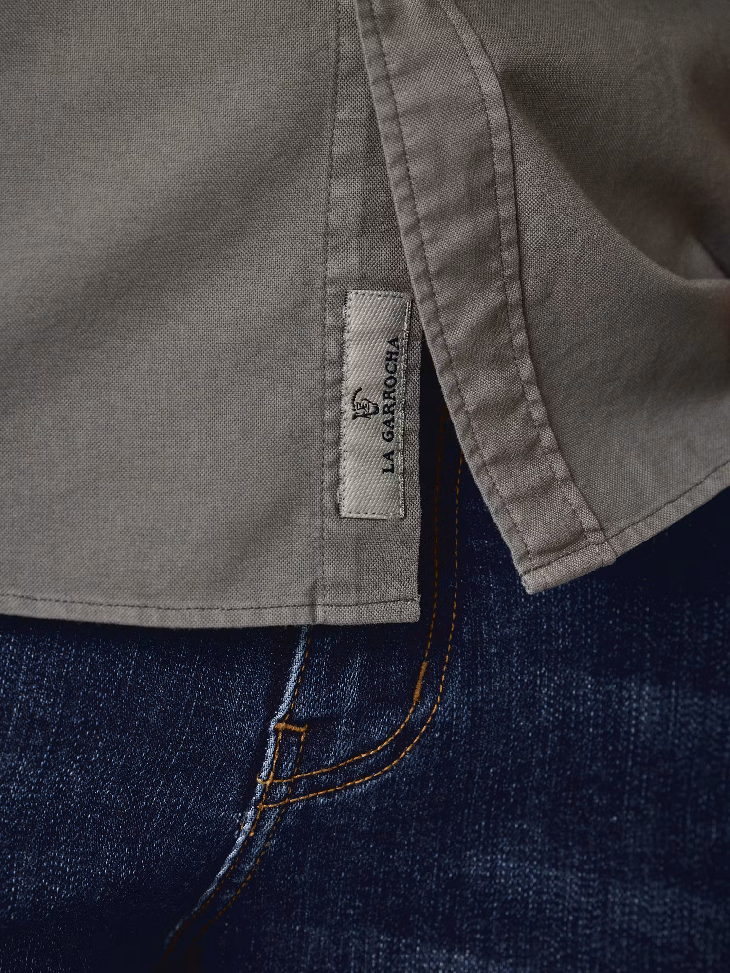 Camisa Garment Dyed | Verde Oliva