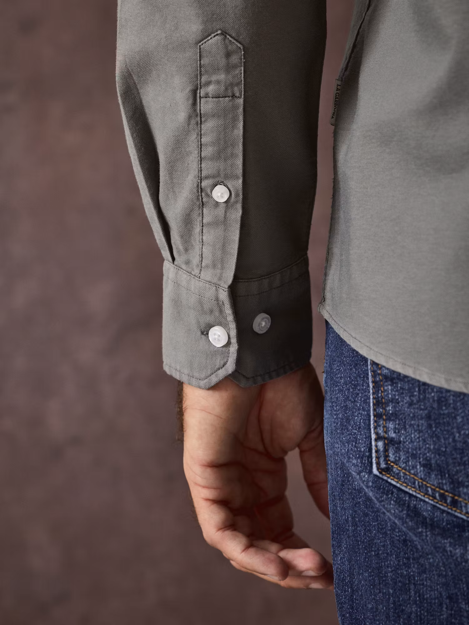 Camisa Garment Dyed | Verde Oliva