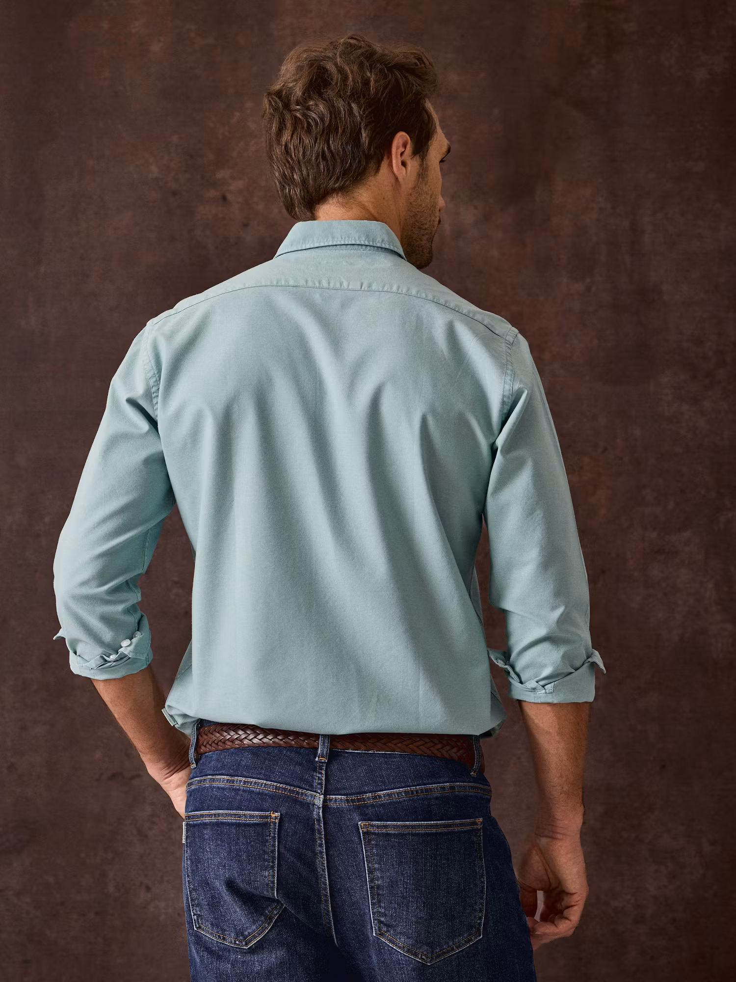 Camisa Garment Dyed | Azul Light