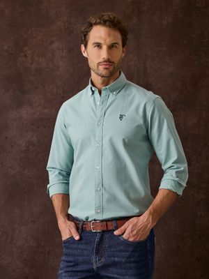 Chemise Garment Dyed | Bleu Clair