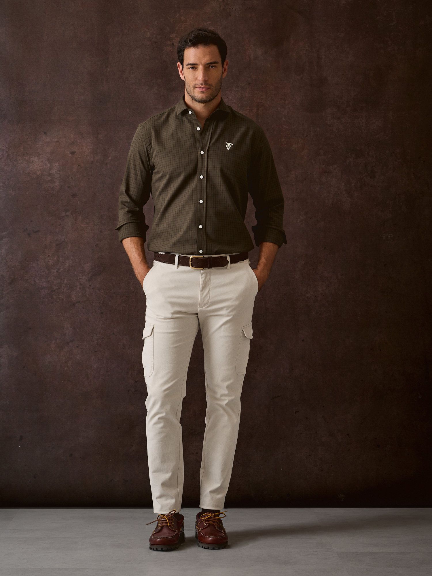 Camisa Xadrez Solana | Verde Caça