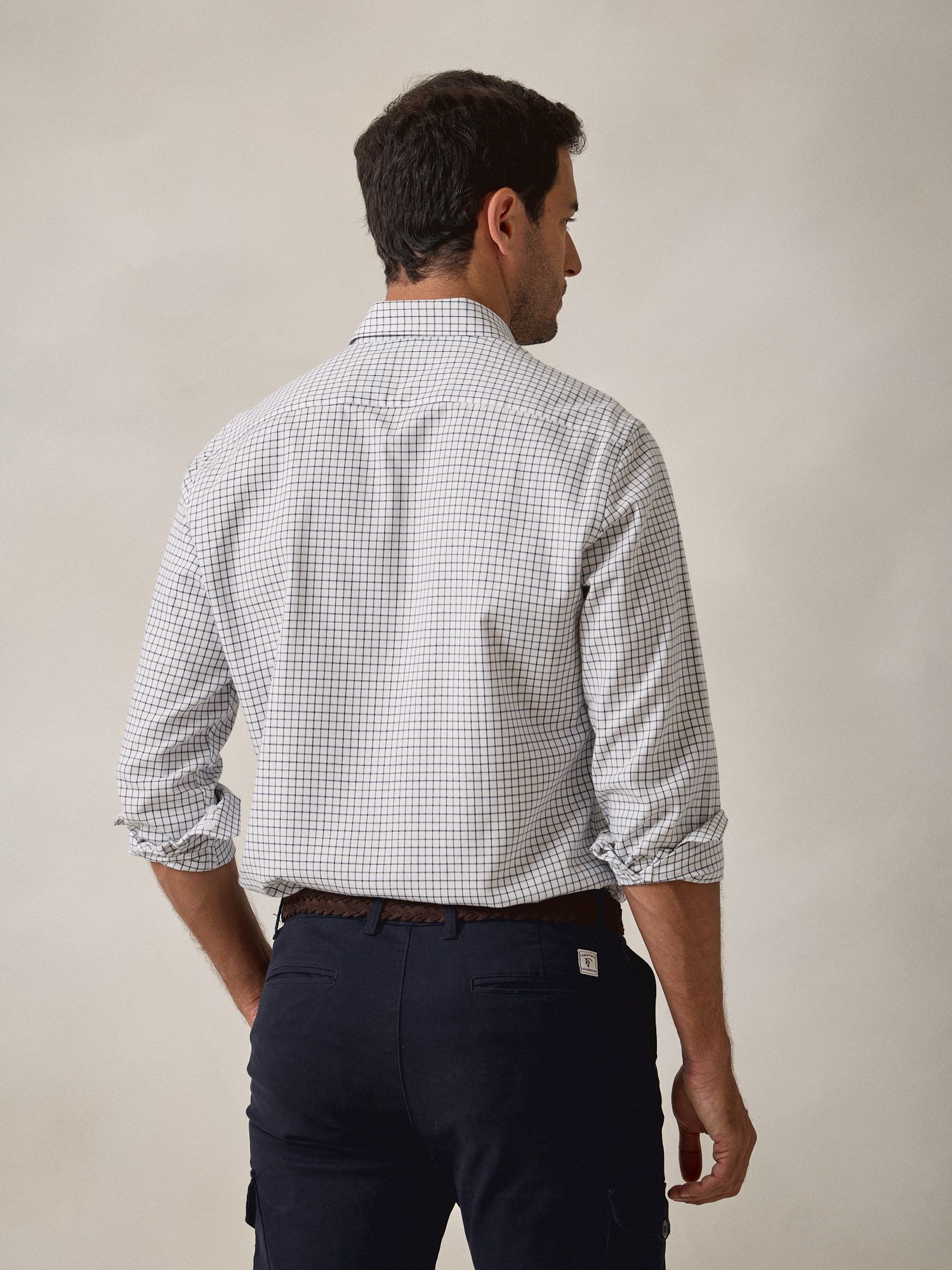 Camisa Xadrez Solana | Azul Marinho
