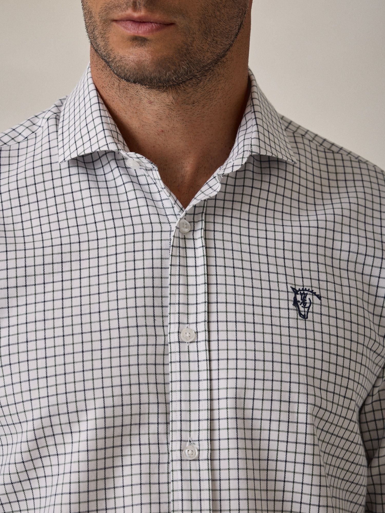 Camisa Xadrez Solana | Azul Marinho