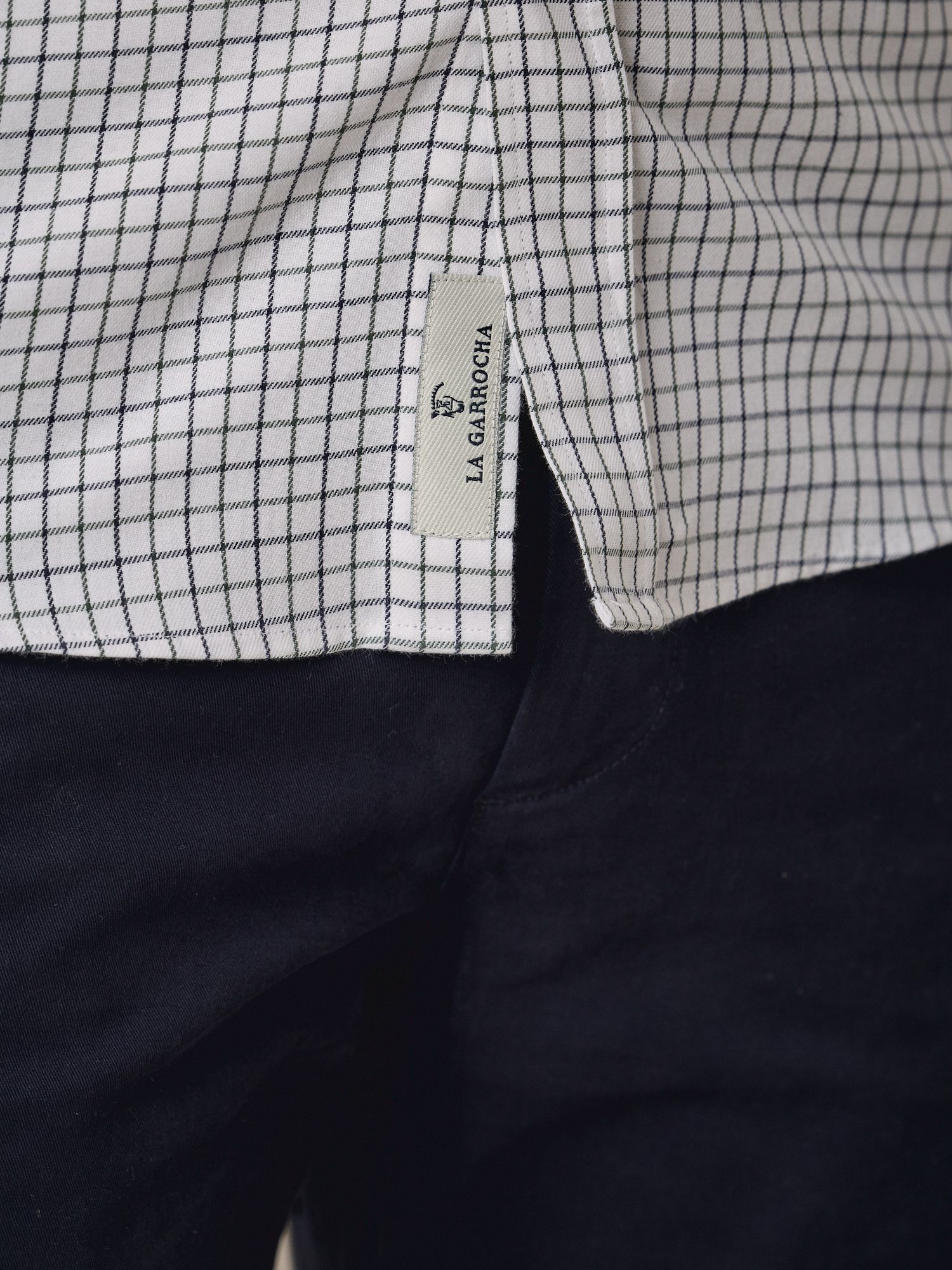Camisa Xadrez Solana | Azul Marinho