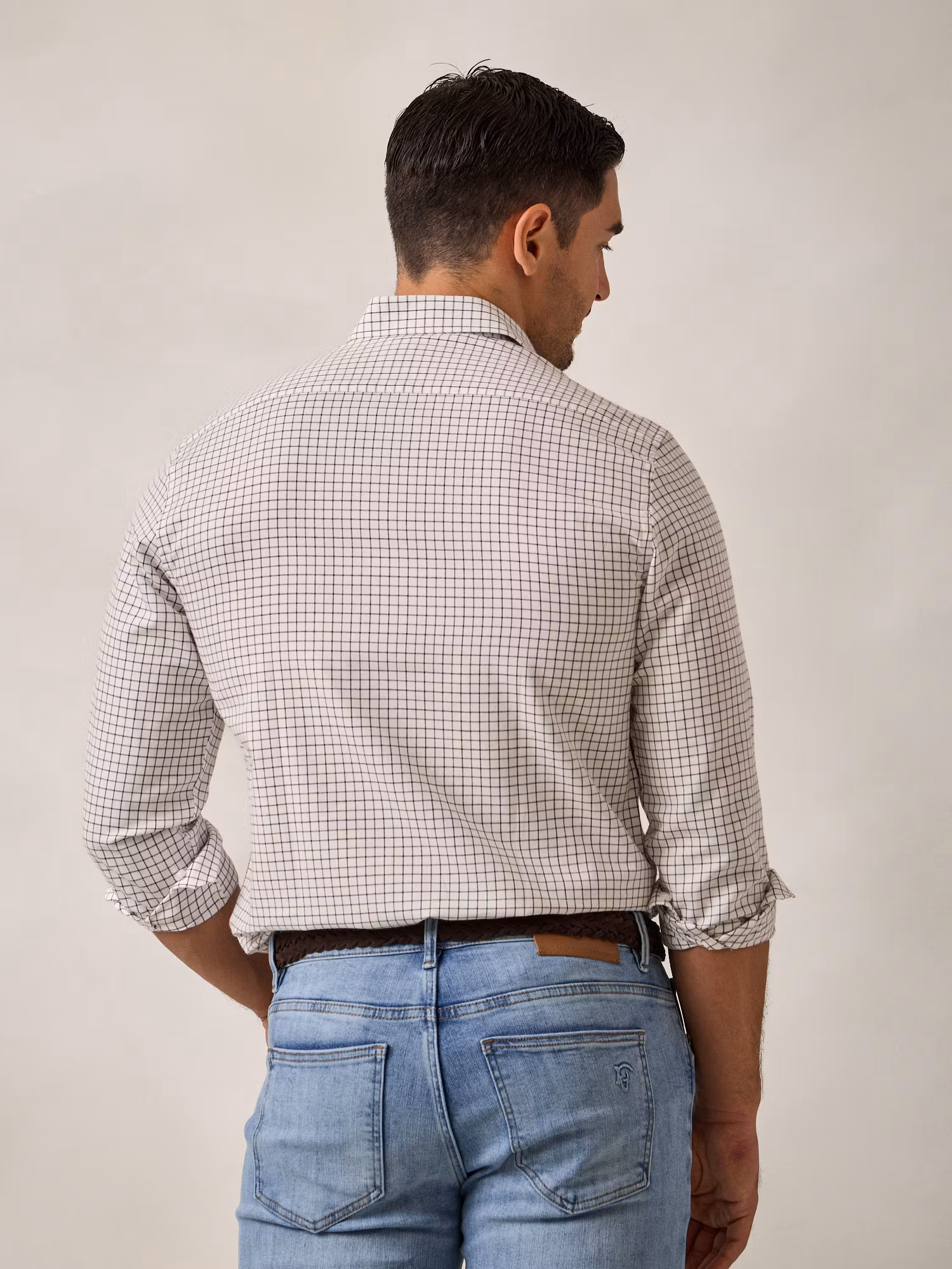 Camisa Xadrez Solana | Borgonha