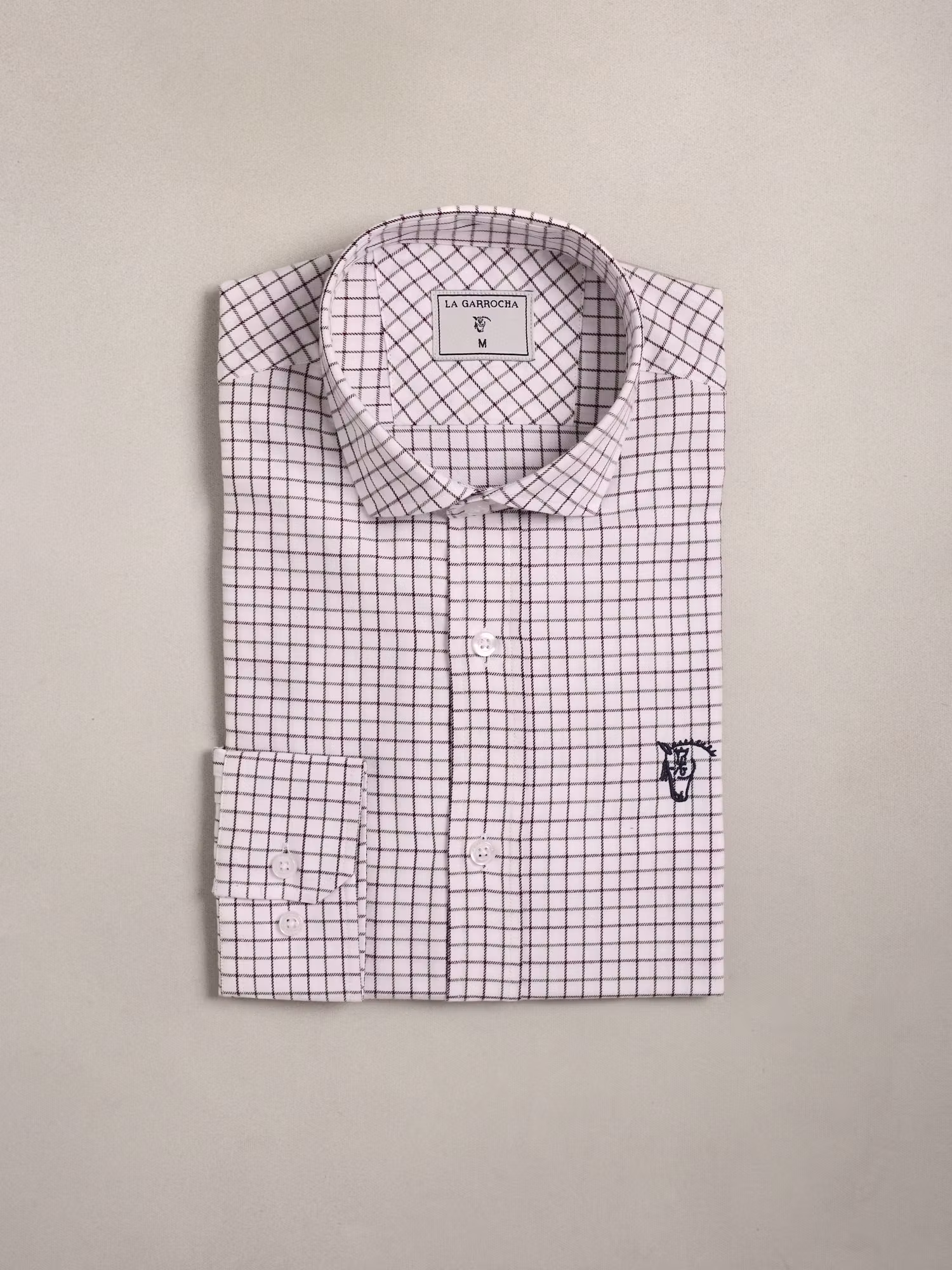 Camisa Xadrez Solana | Borgonha