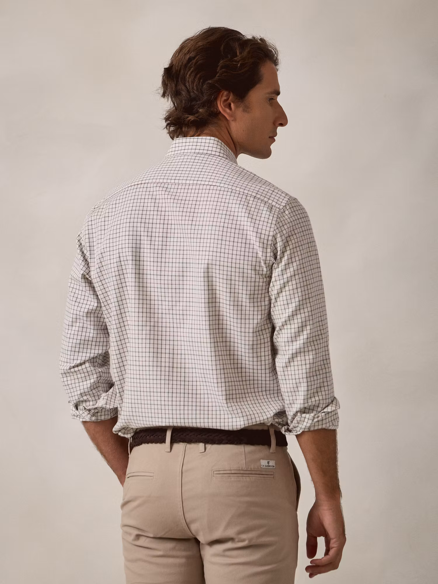 Tattersall Shirt | Ecru