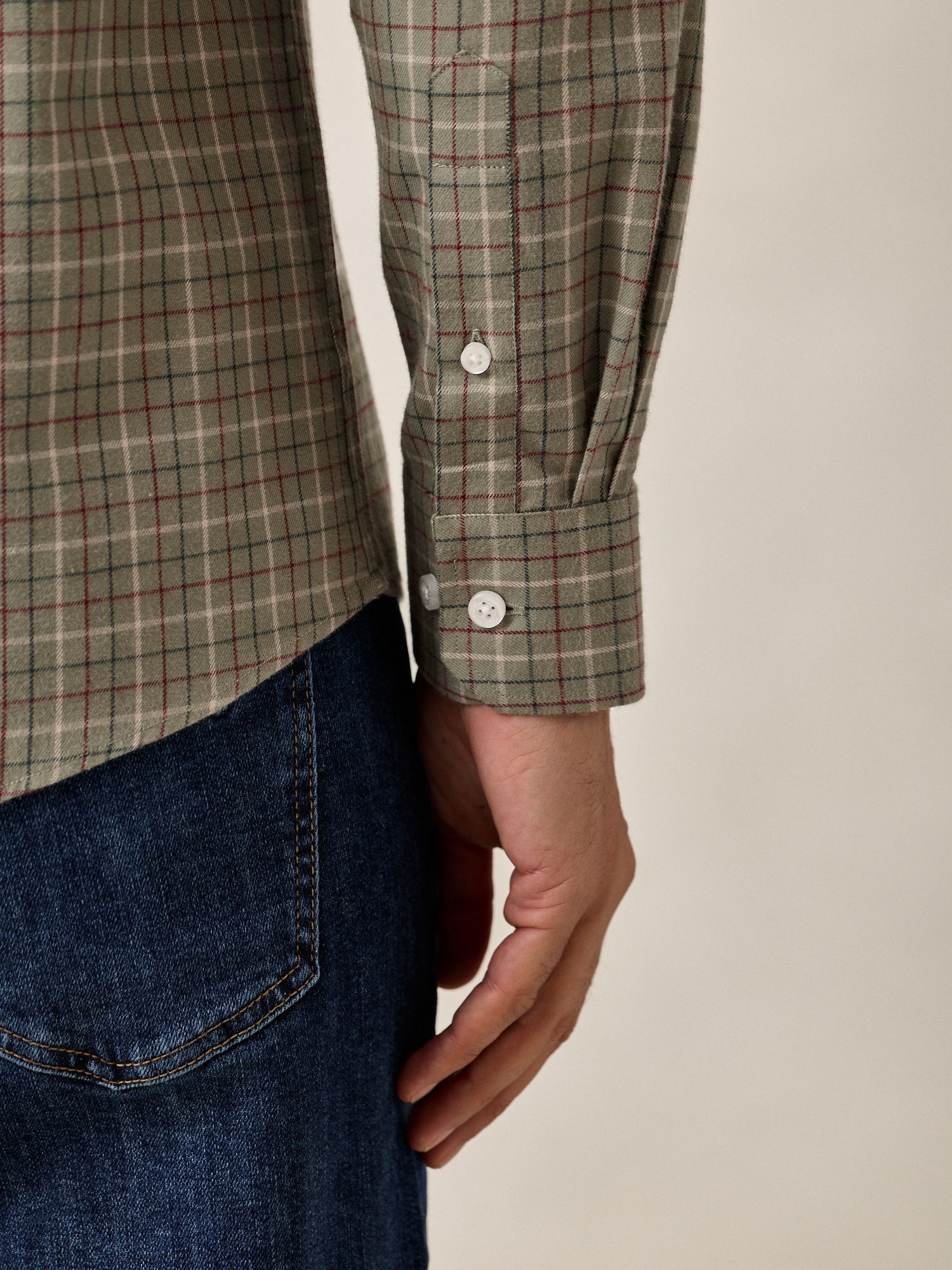 Tattersall Check Shirt | Sage Green