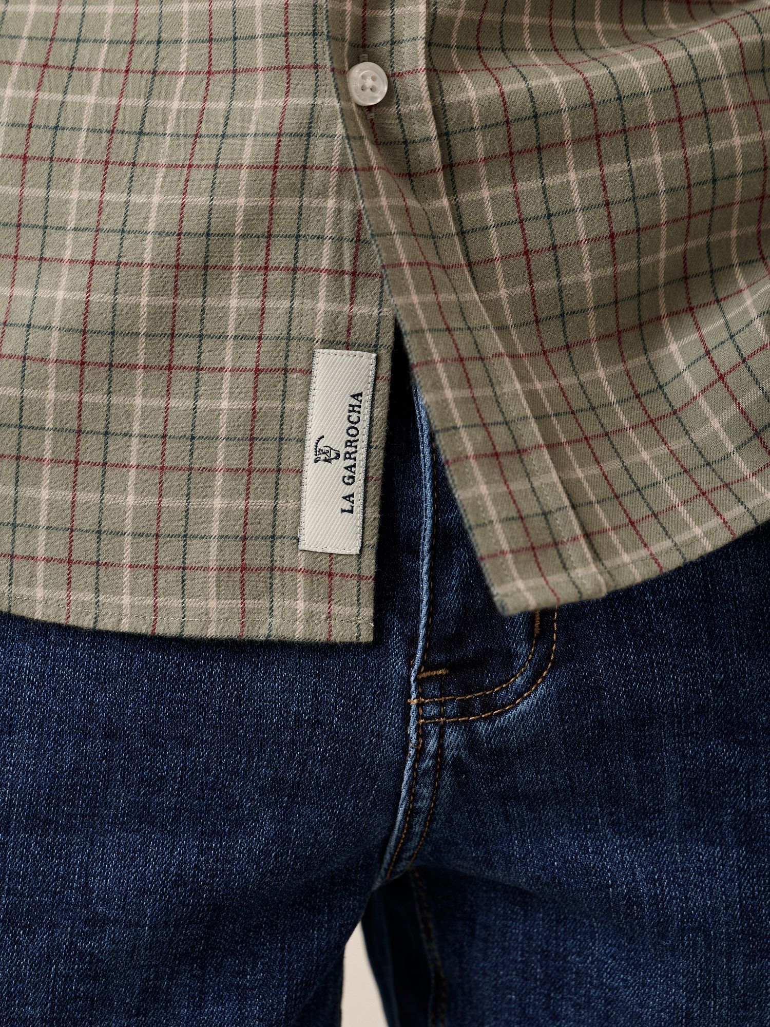 Tattersall Check Shirt | Sage Green