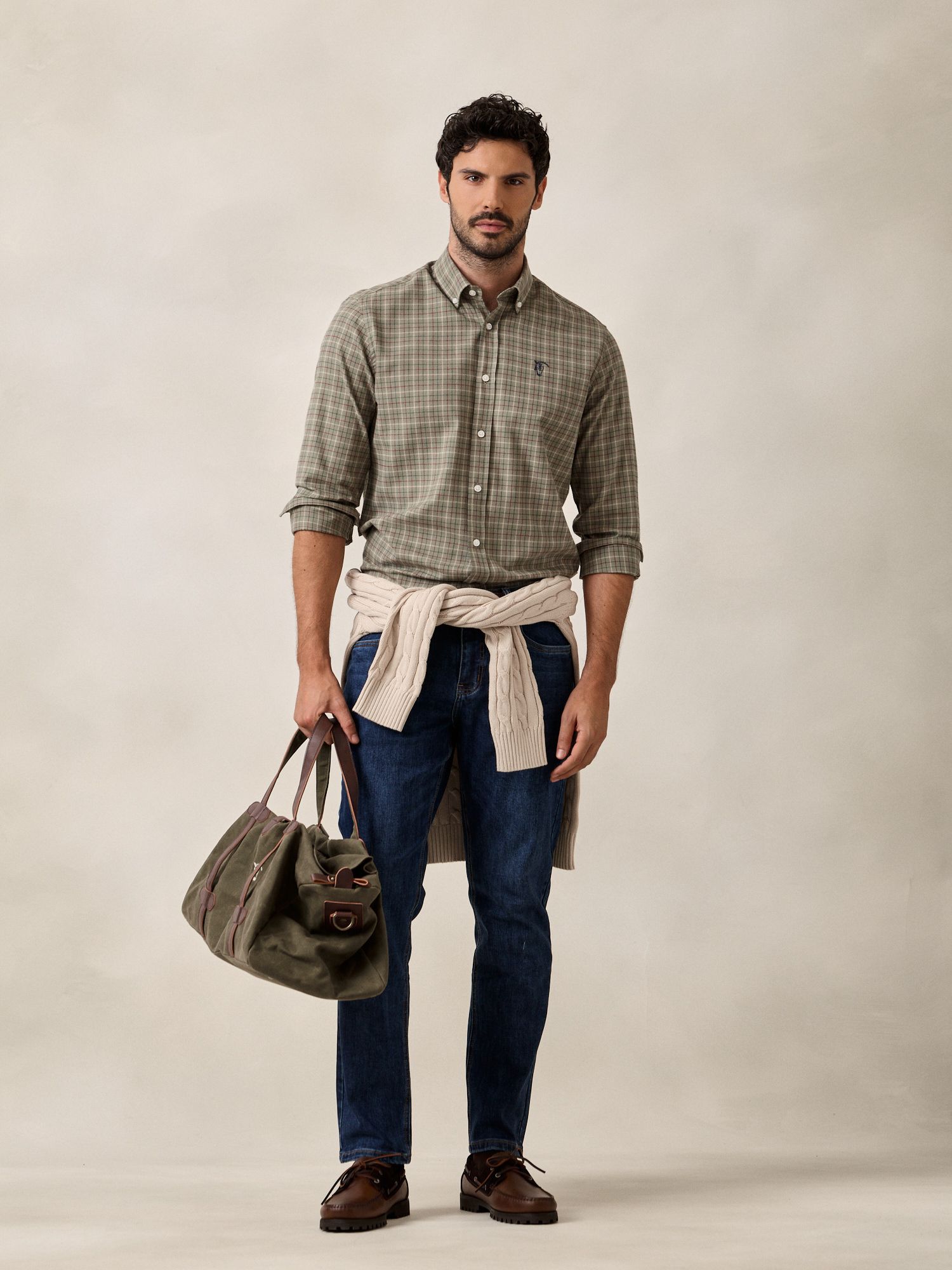 Camisa Xadrez Tattersall | Verde Sálvia