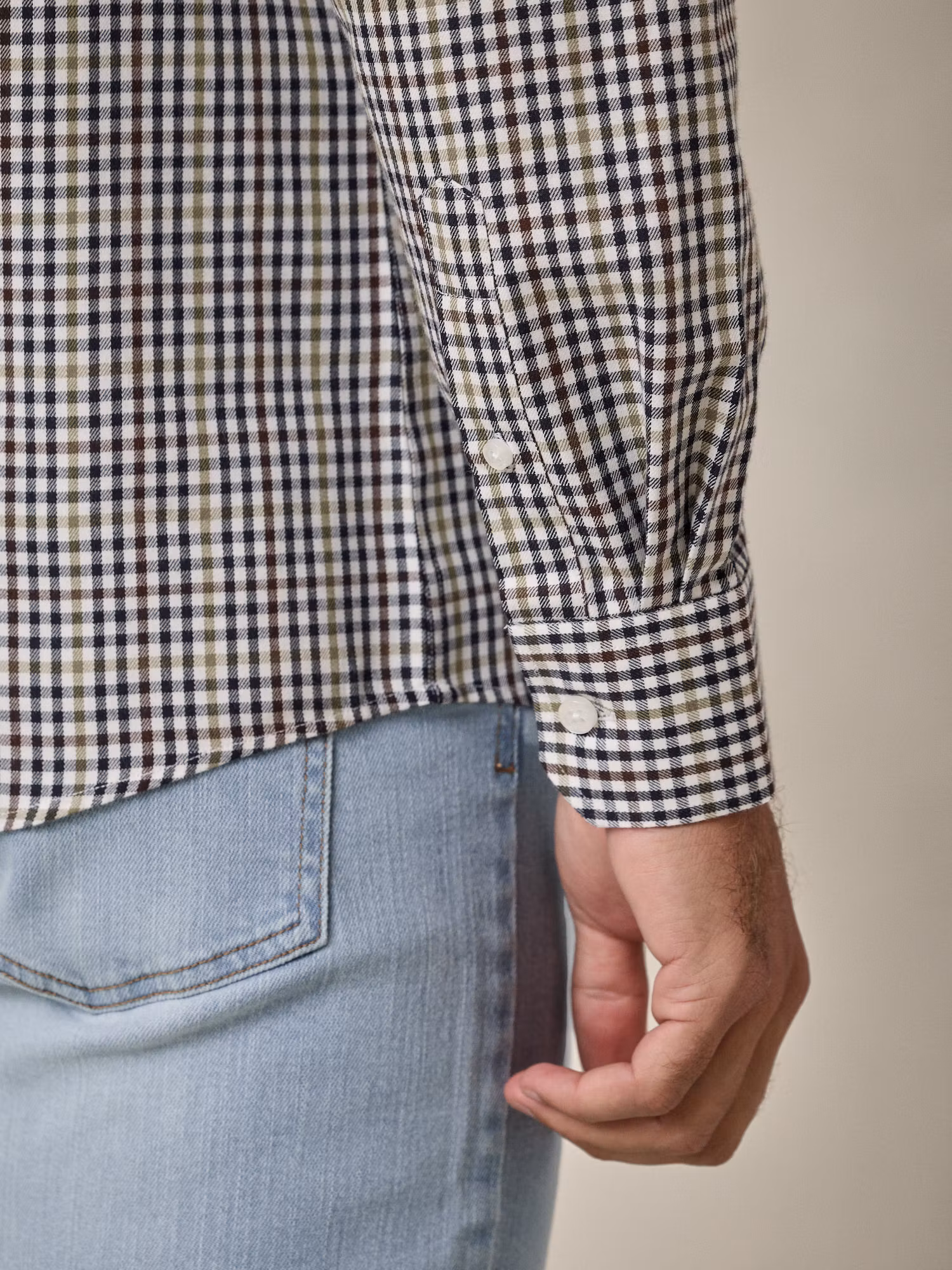 Camisa Cuadros Mini | Marino