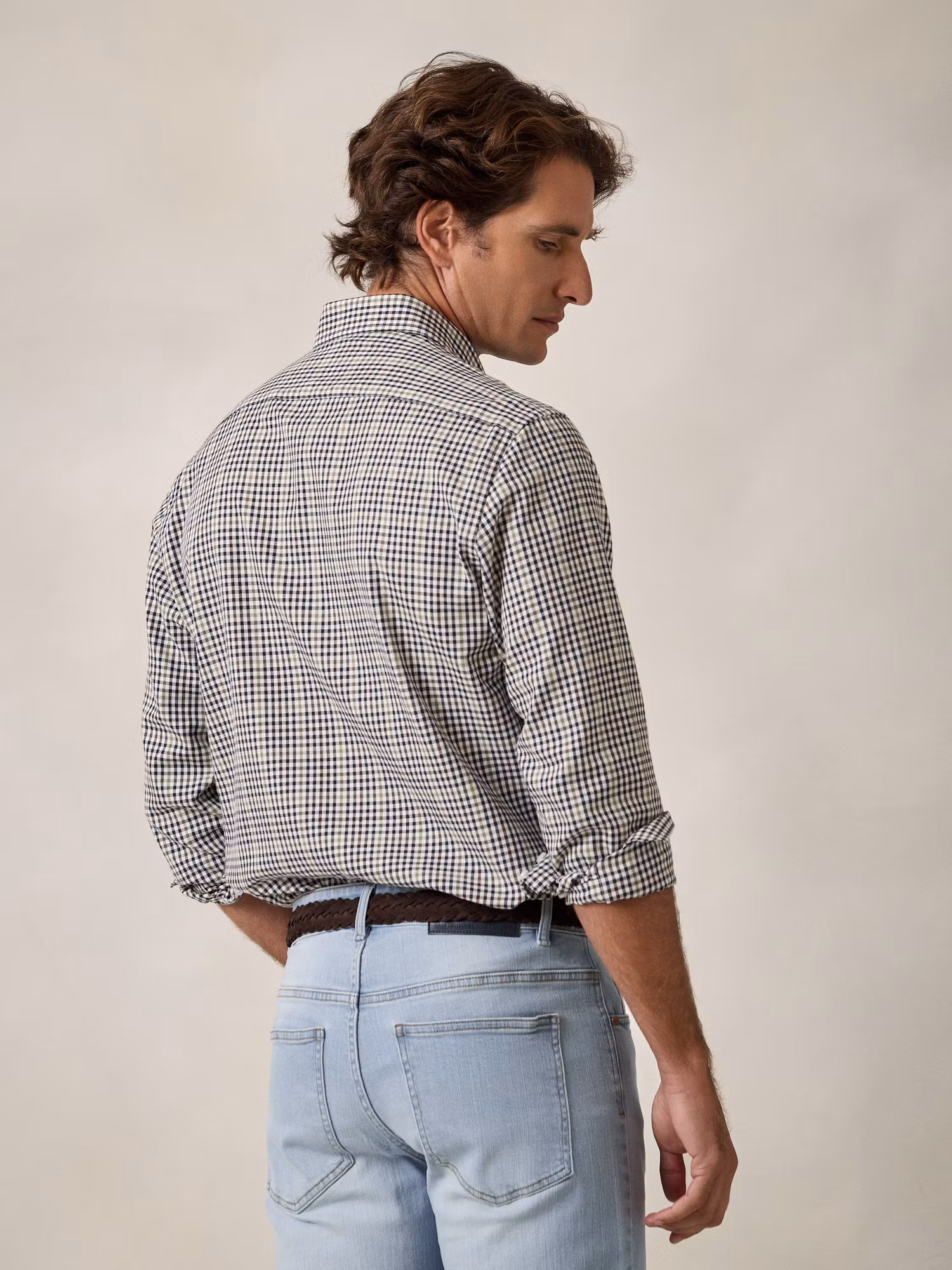 Camisa Cuadros Mini | Marino