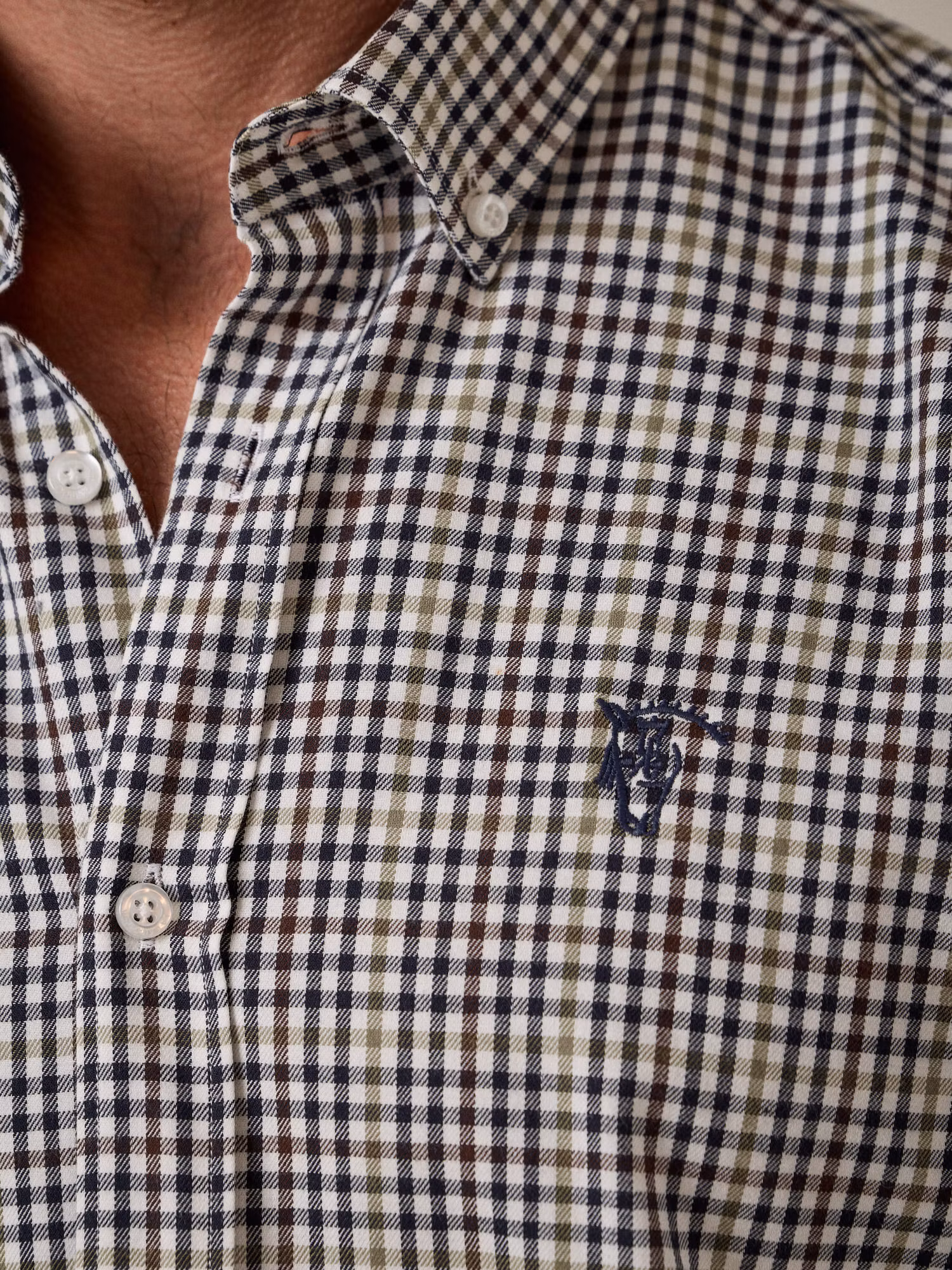 Camisa Cuadros Mini | Marino
