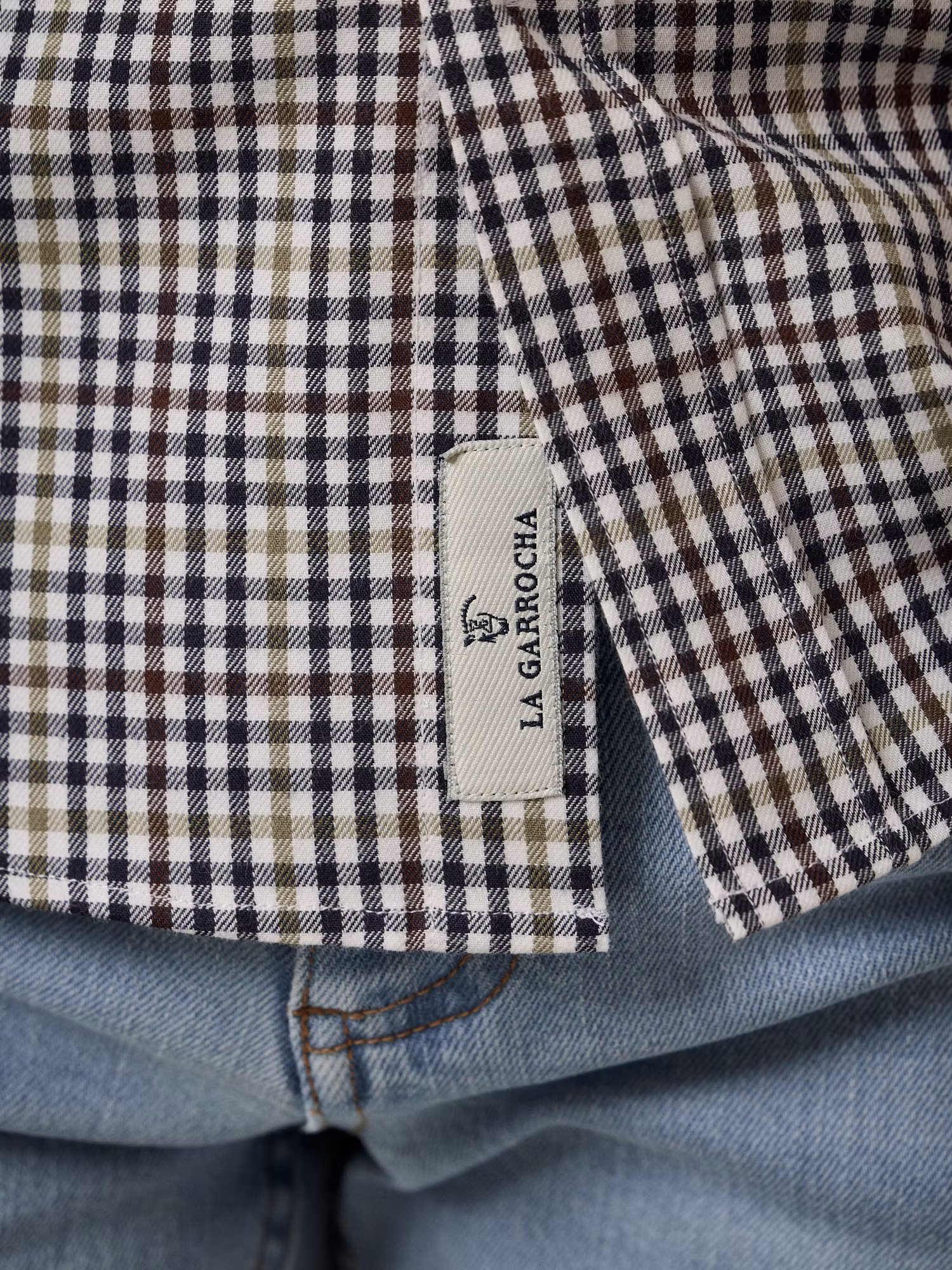 Camisa Cuadros Mini | Marino