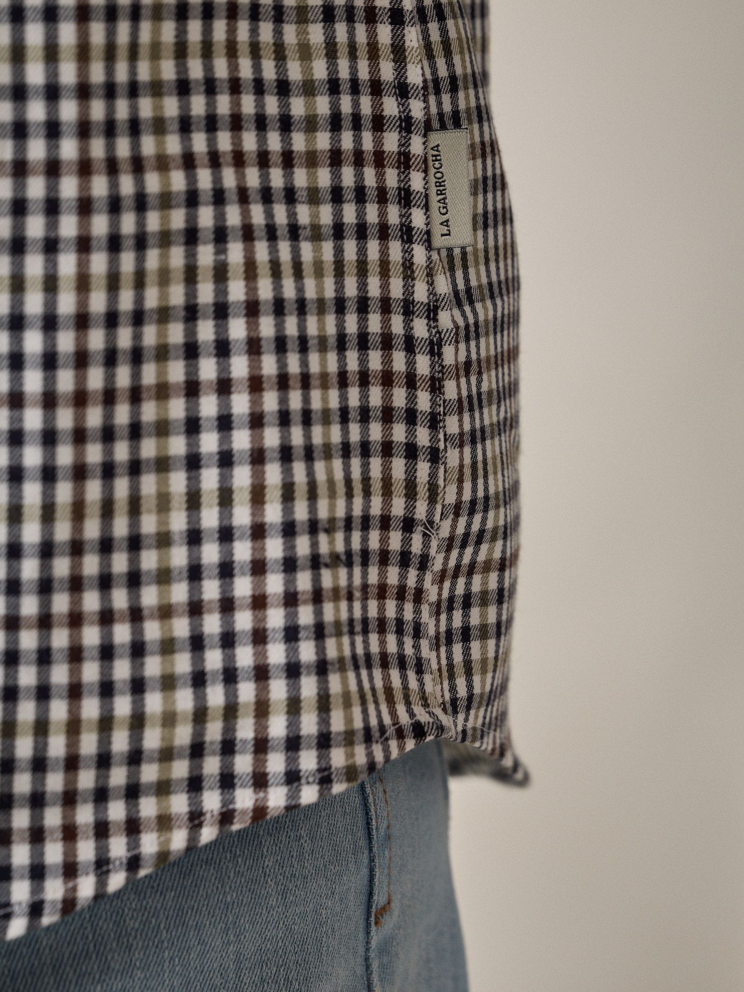 Camisa Cuadros Mini | Marino