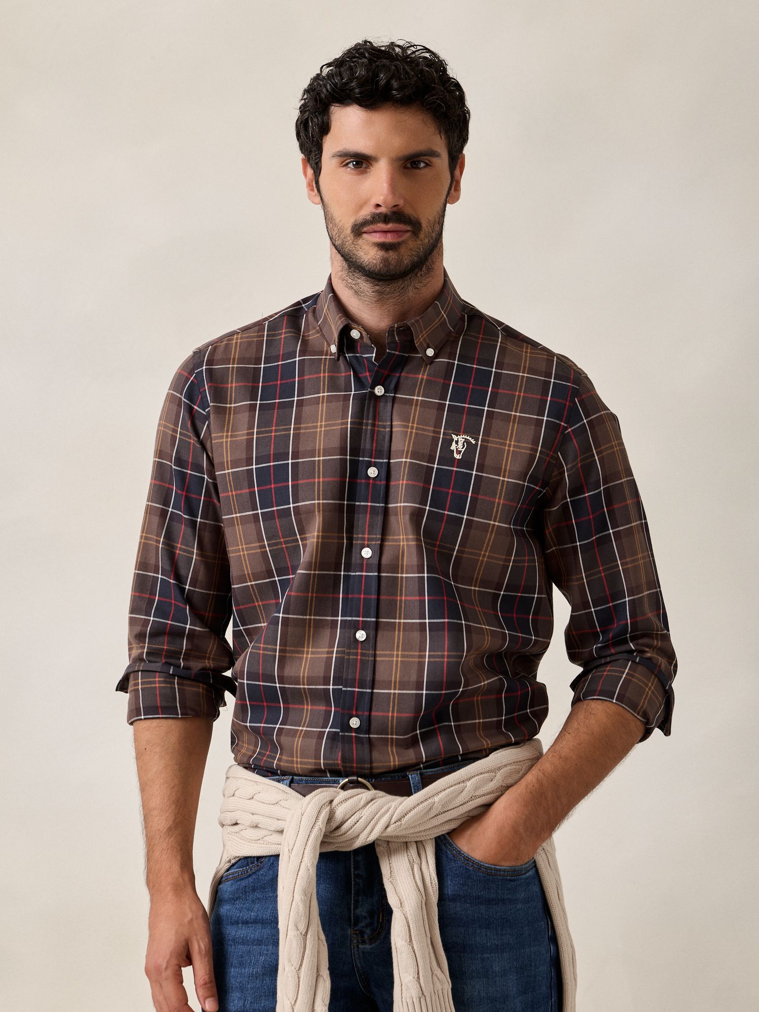 Tartan Shirt Mocha