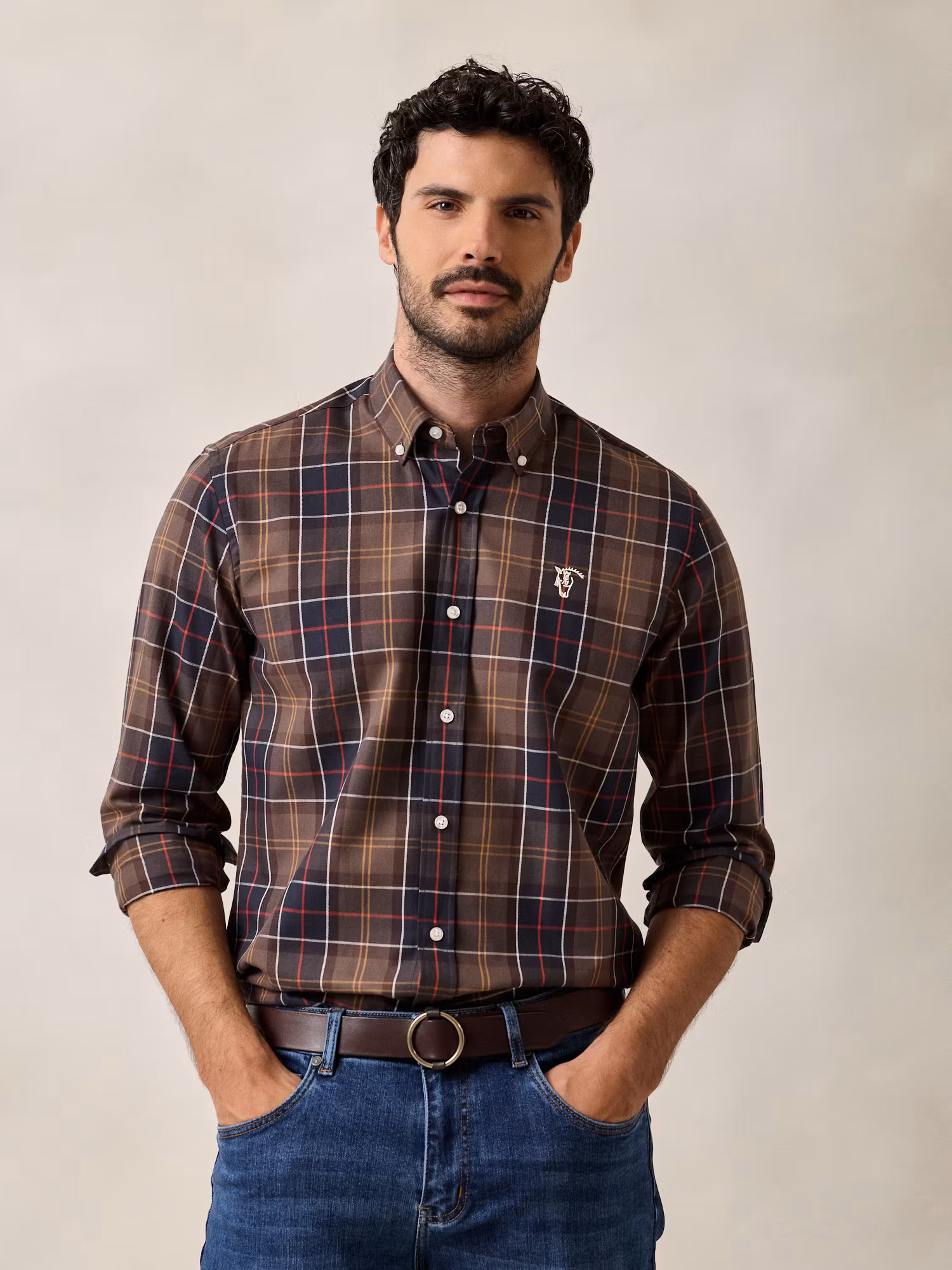 Tartan Shirt Mocha